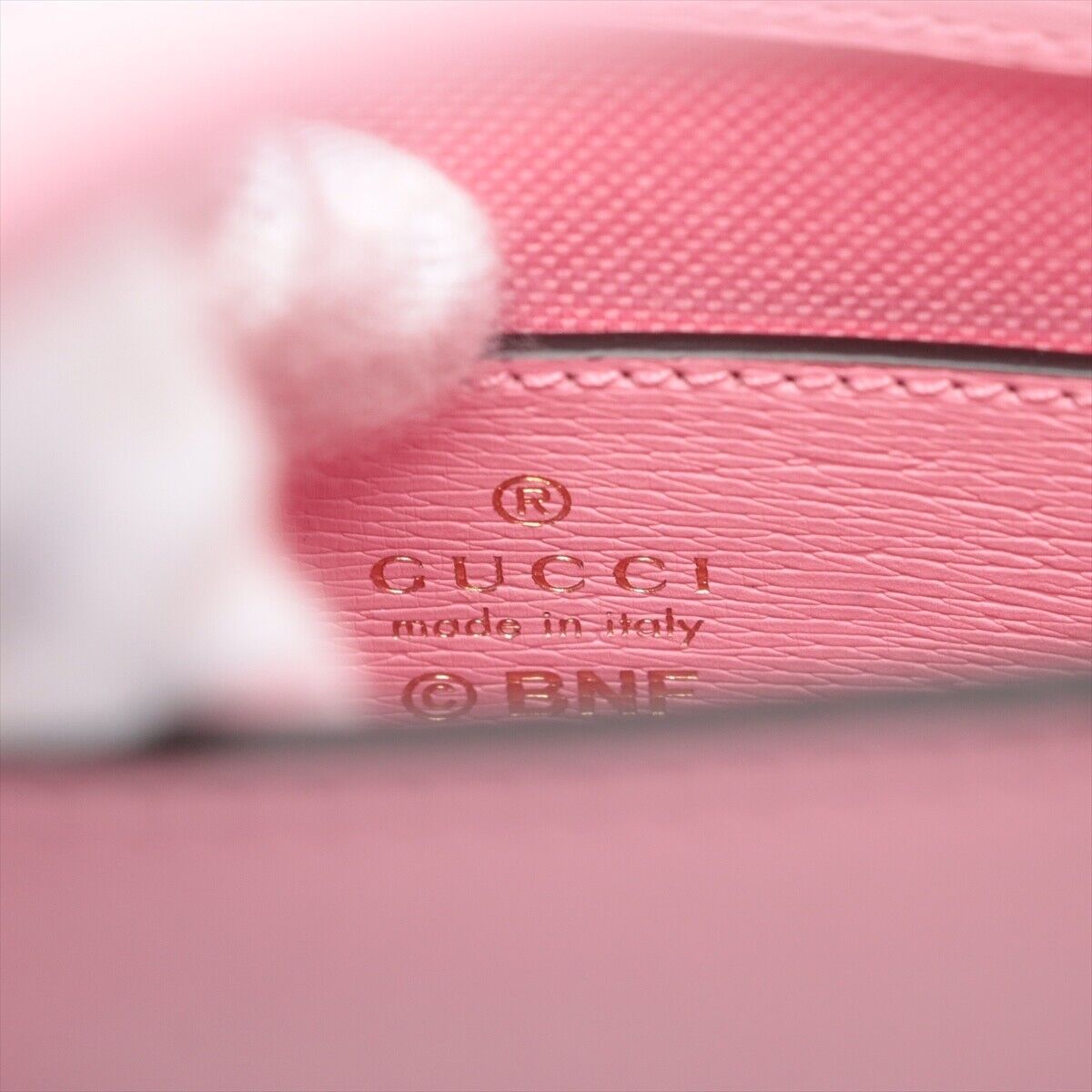 Gucci Leather 2 Way Handbag Pink Bananya