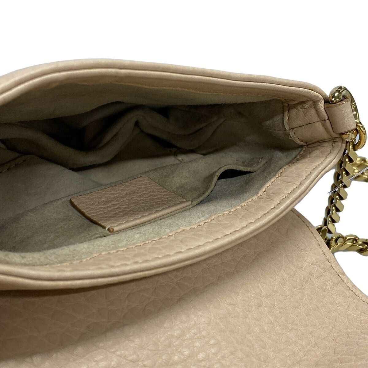 Gucci Double G Beige Leather -