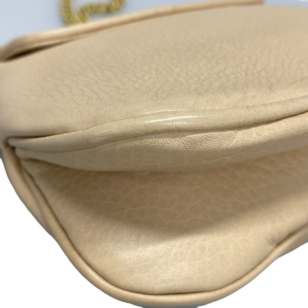 Gucci Double G Beige Leather -