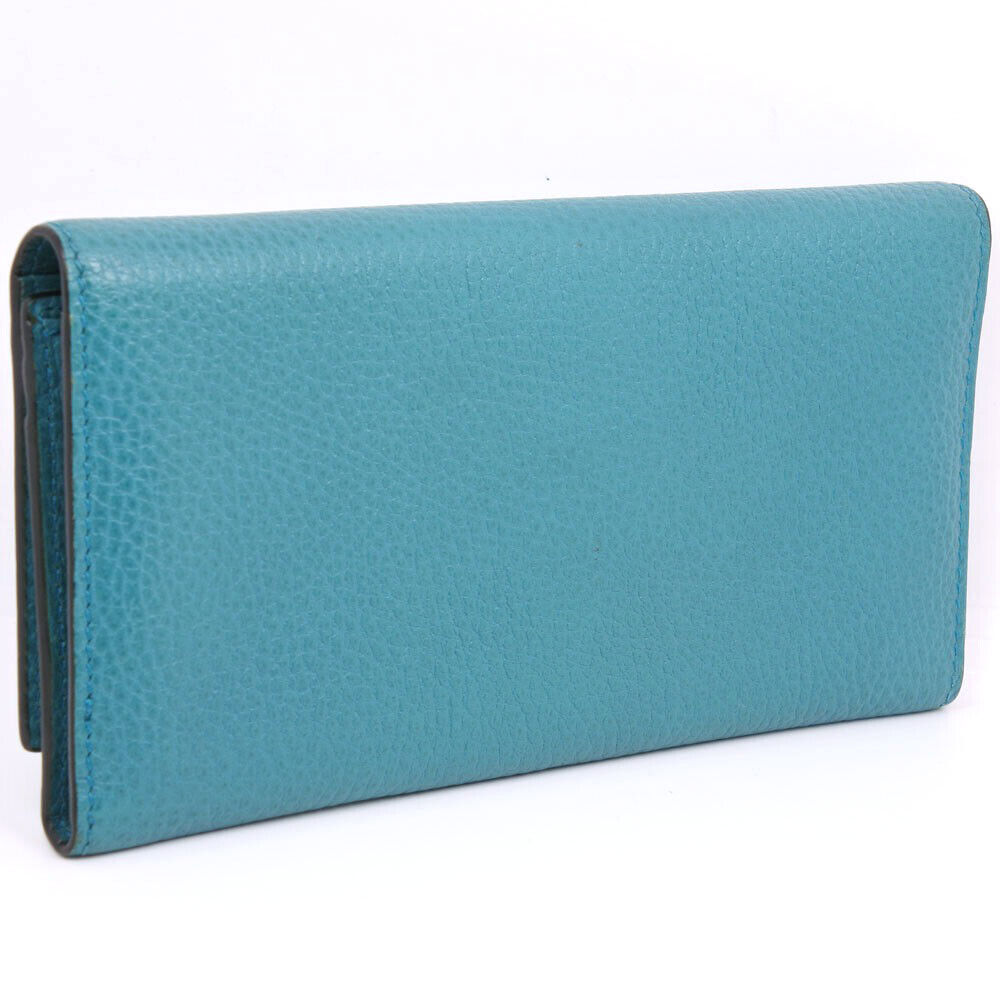 Gucci Interlocking Gg Blue Green Leather