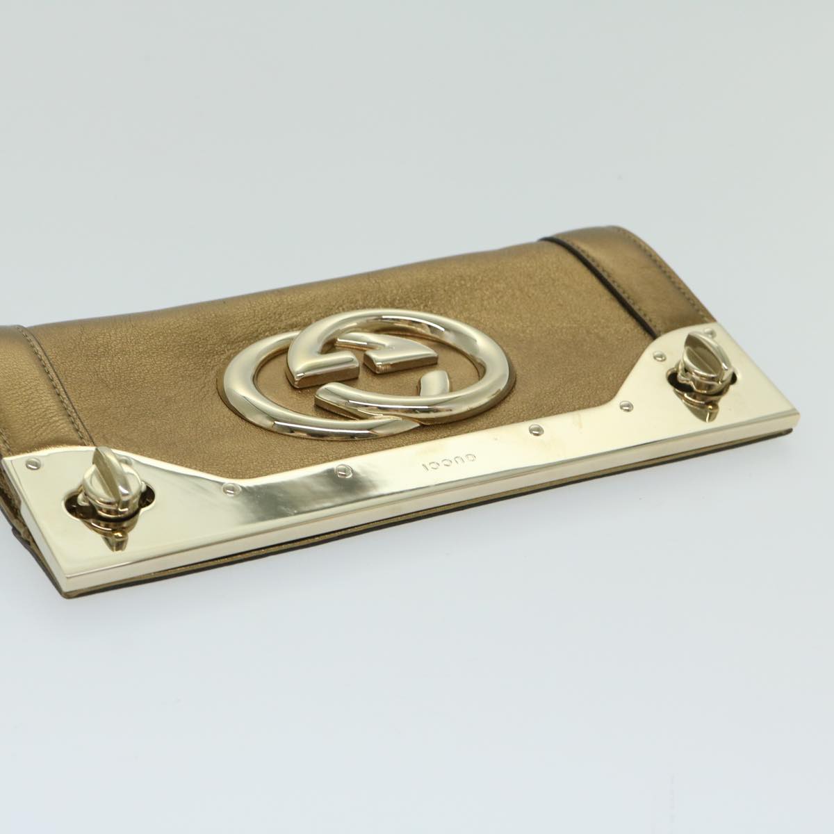 Gucci Interlocking Clutch Bag Leather