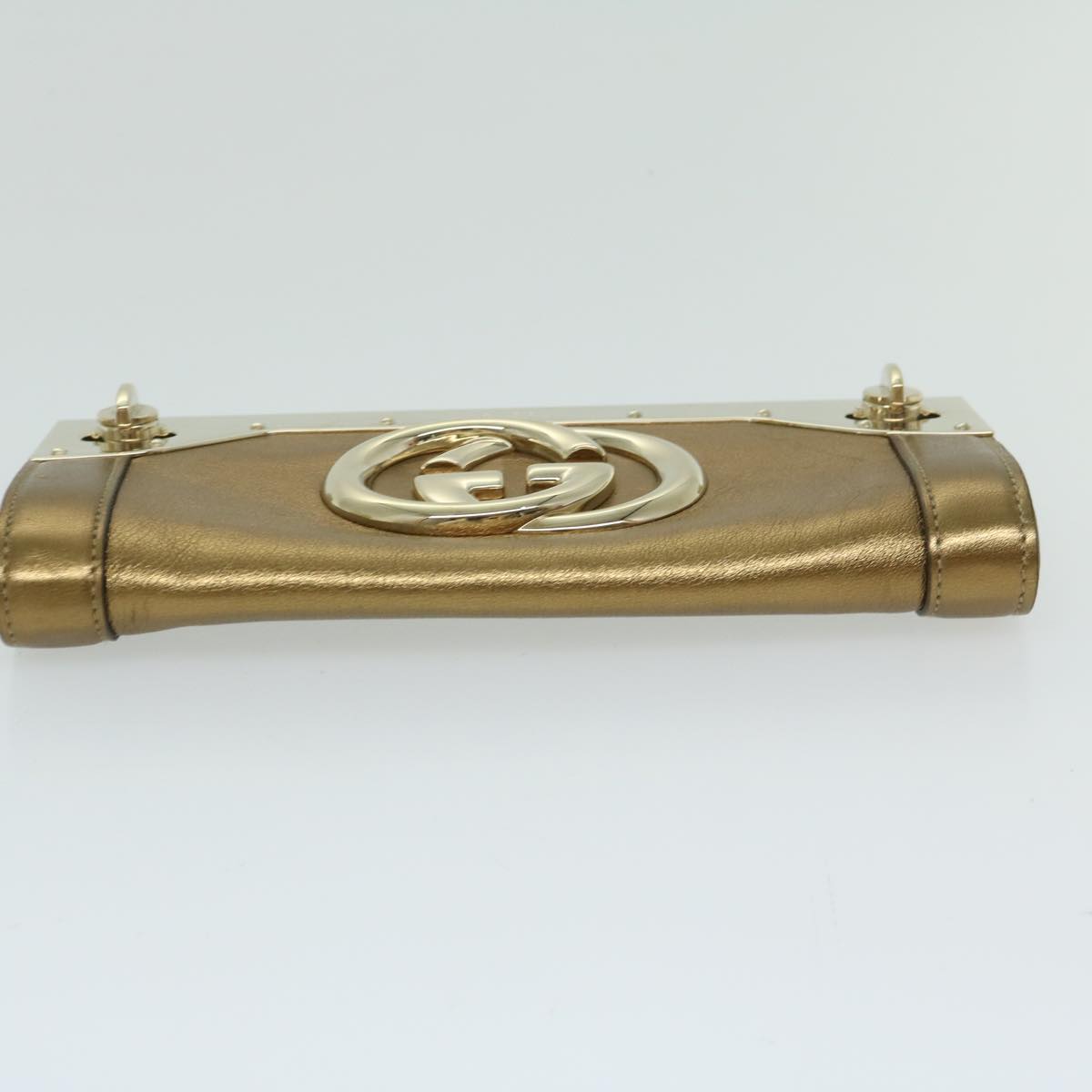 Gucci Interlocking Clutch Bag Leather