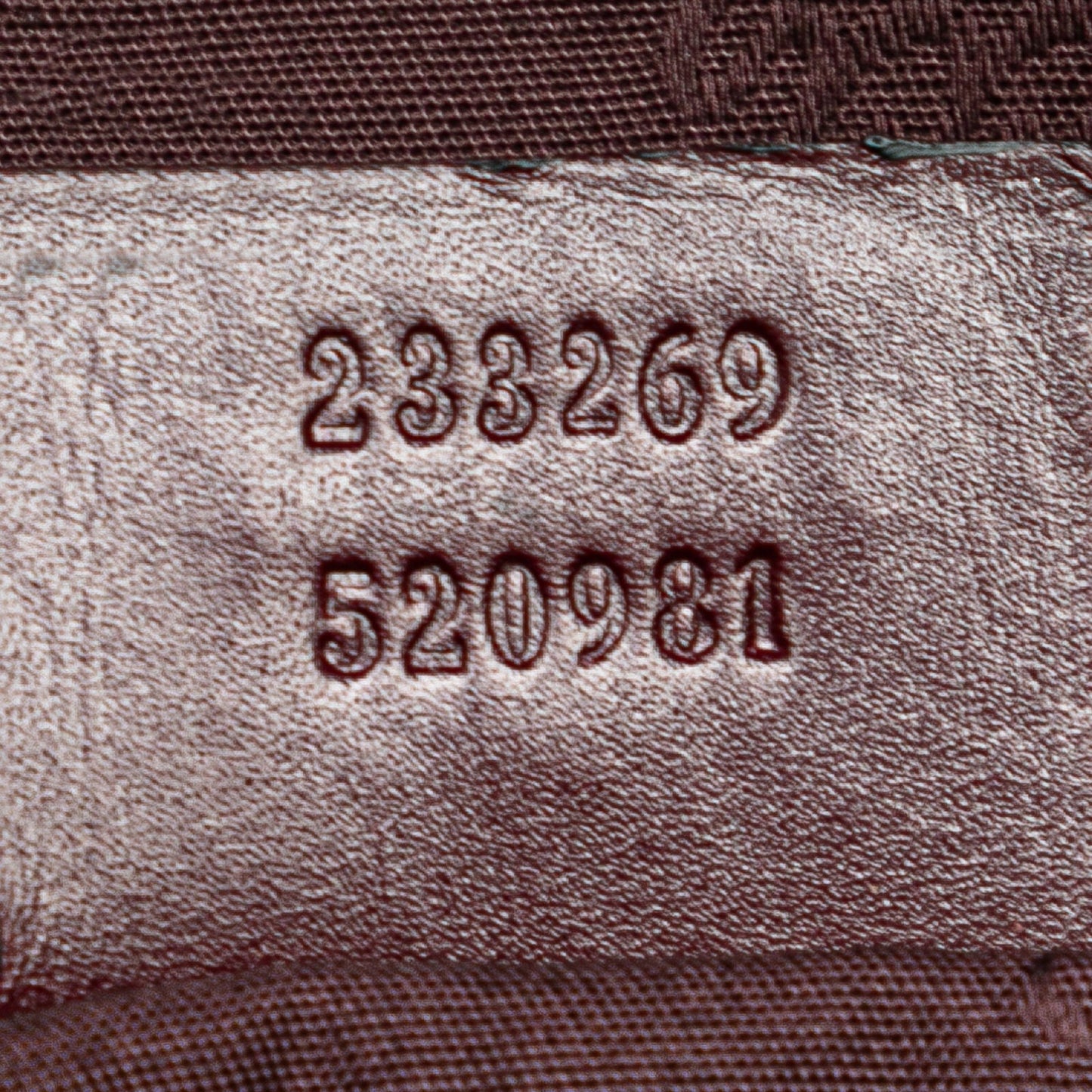 Gucci Gg Imprime Red Burgundy