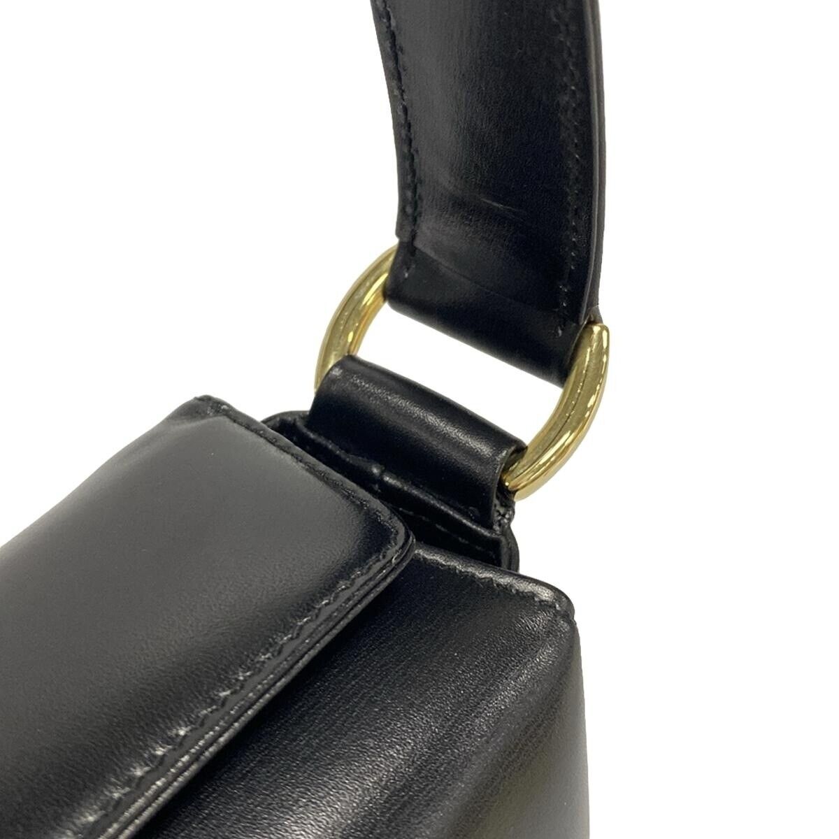 Gucci Horseshoe - Black Leather