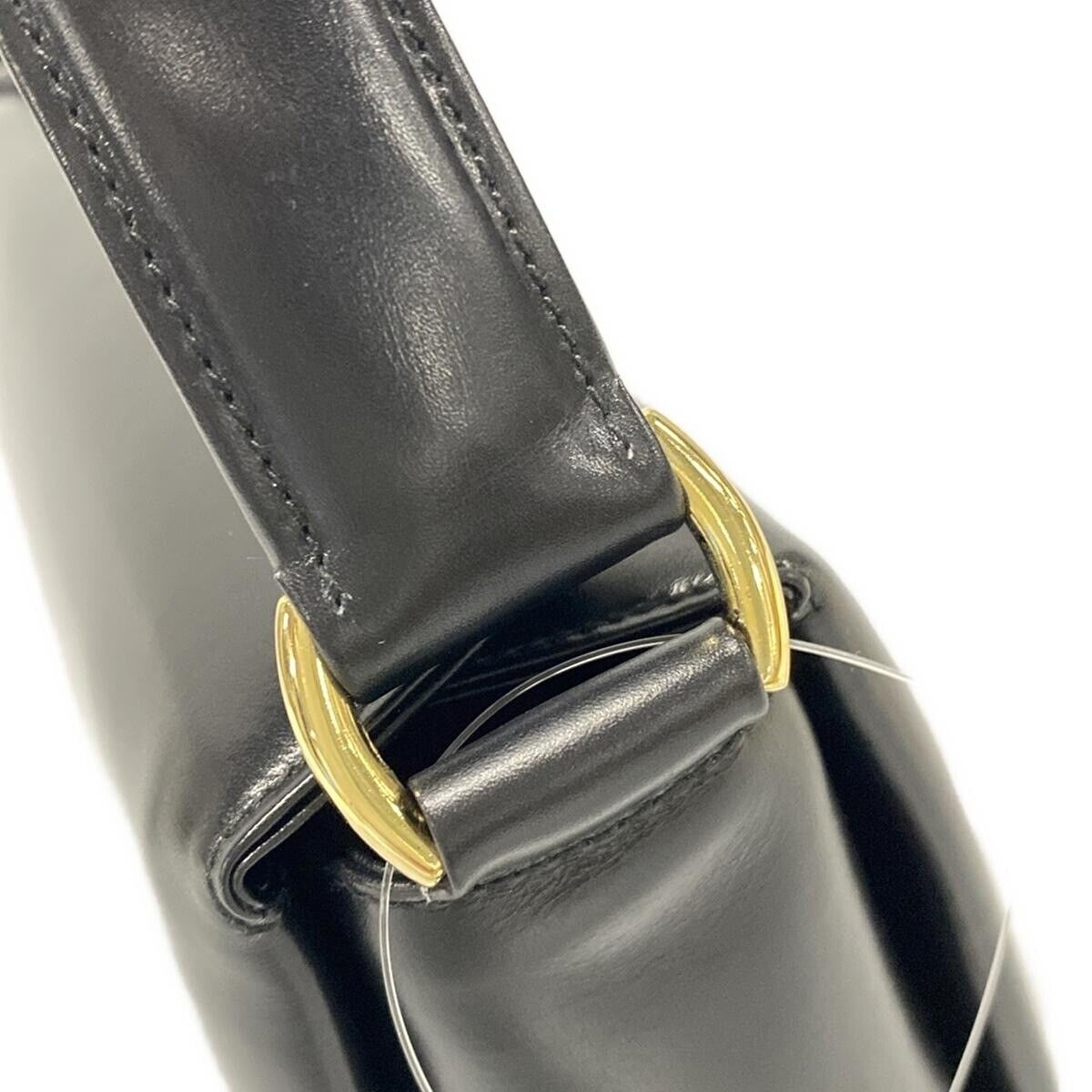 Gucci Horseshoe - Black Leather