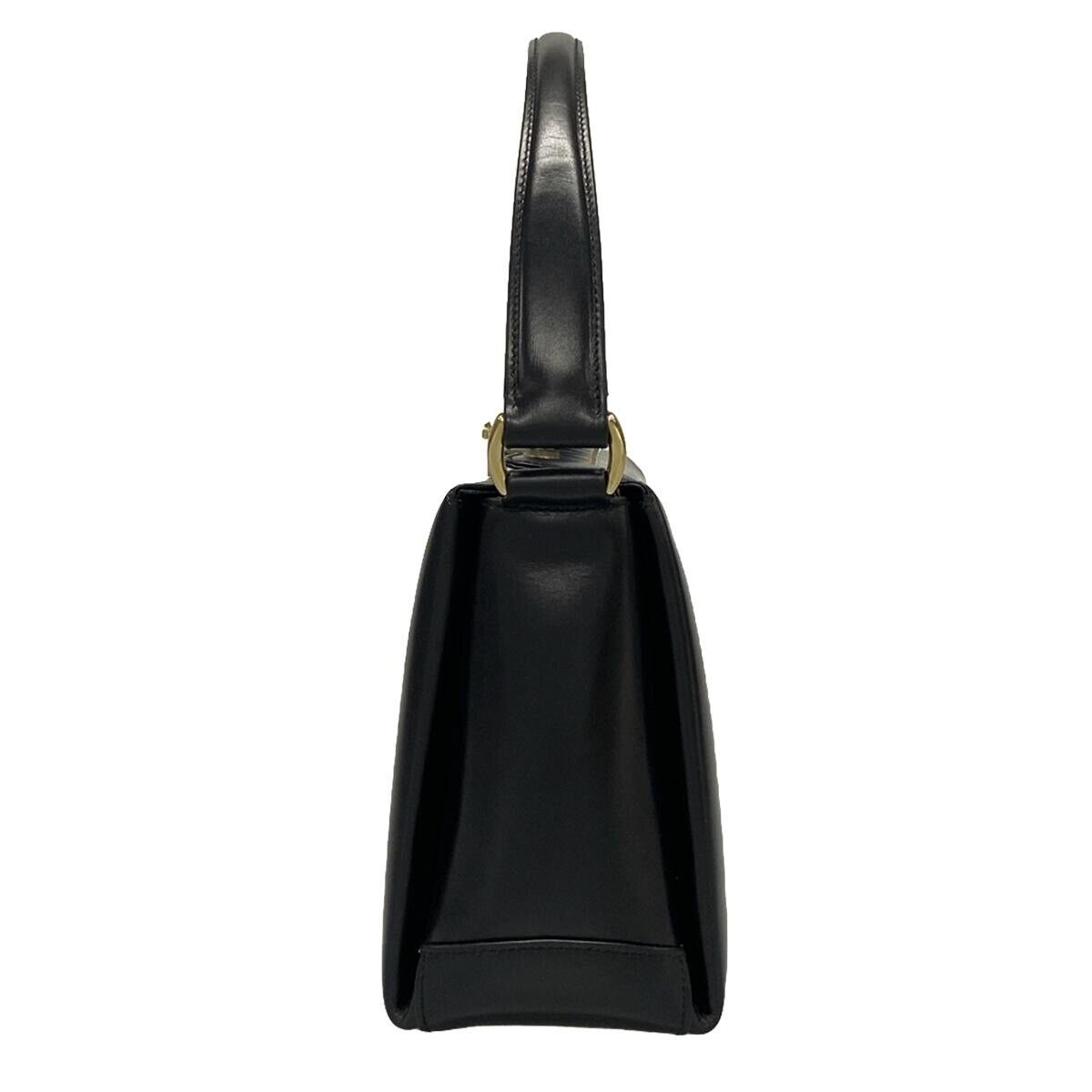 Gucci Horseshoe - Black Leather
