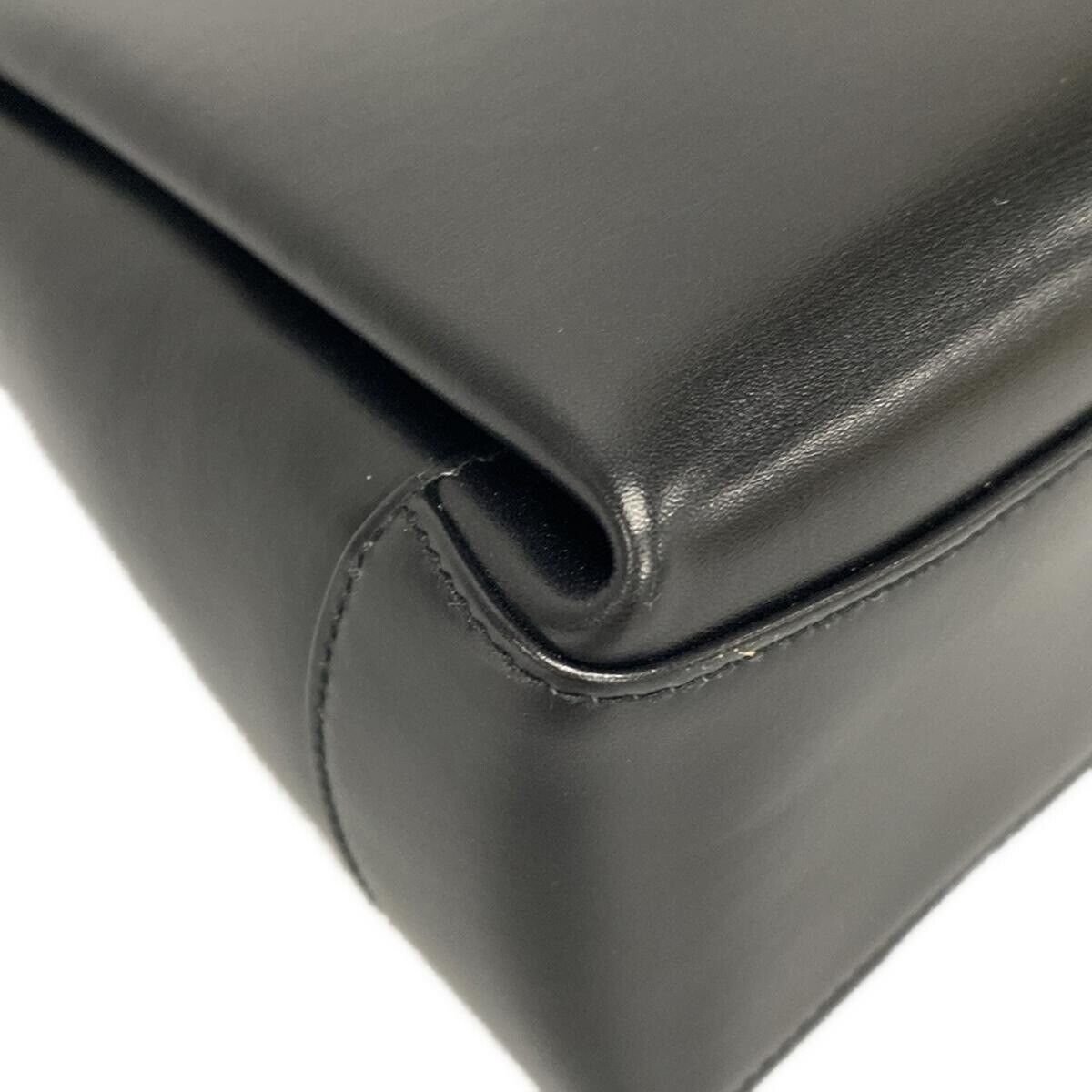 Gucci Horseshoe - Black Leather