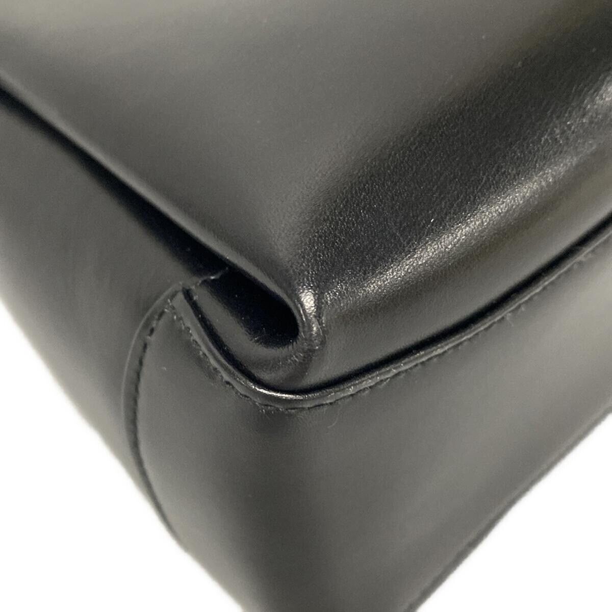 Gucci Horseshoe - Black Leather