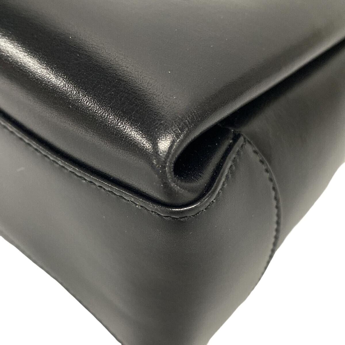 Gucci Horseshoe - Black Leather