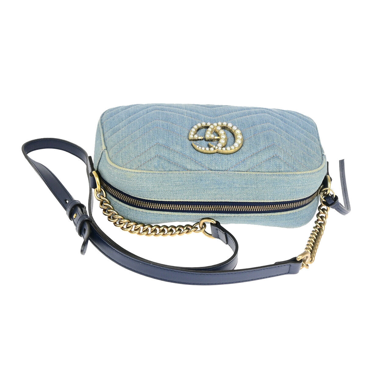 Gucci Gg Marmont Pearl Small Chain