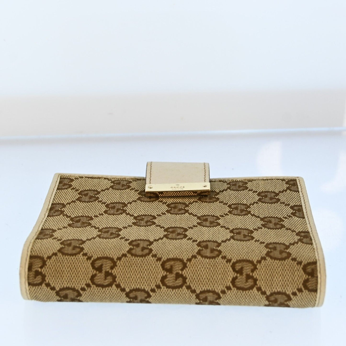 Gucci Gg Canvas Planner Cover Beige