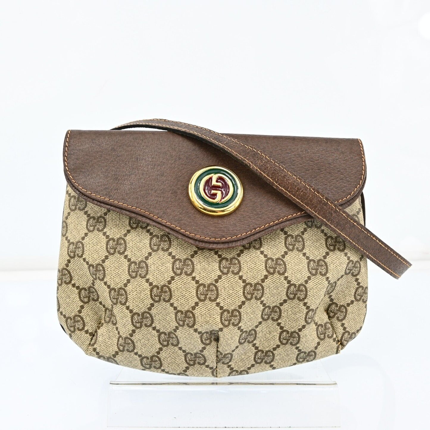 Gucci Gg Pattern Shoulder Bag Pvc