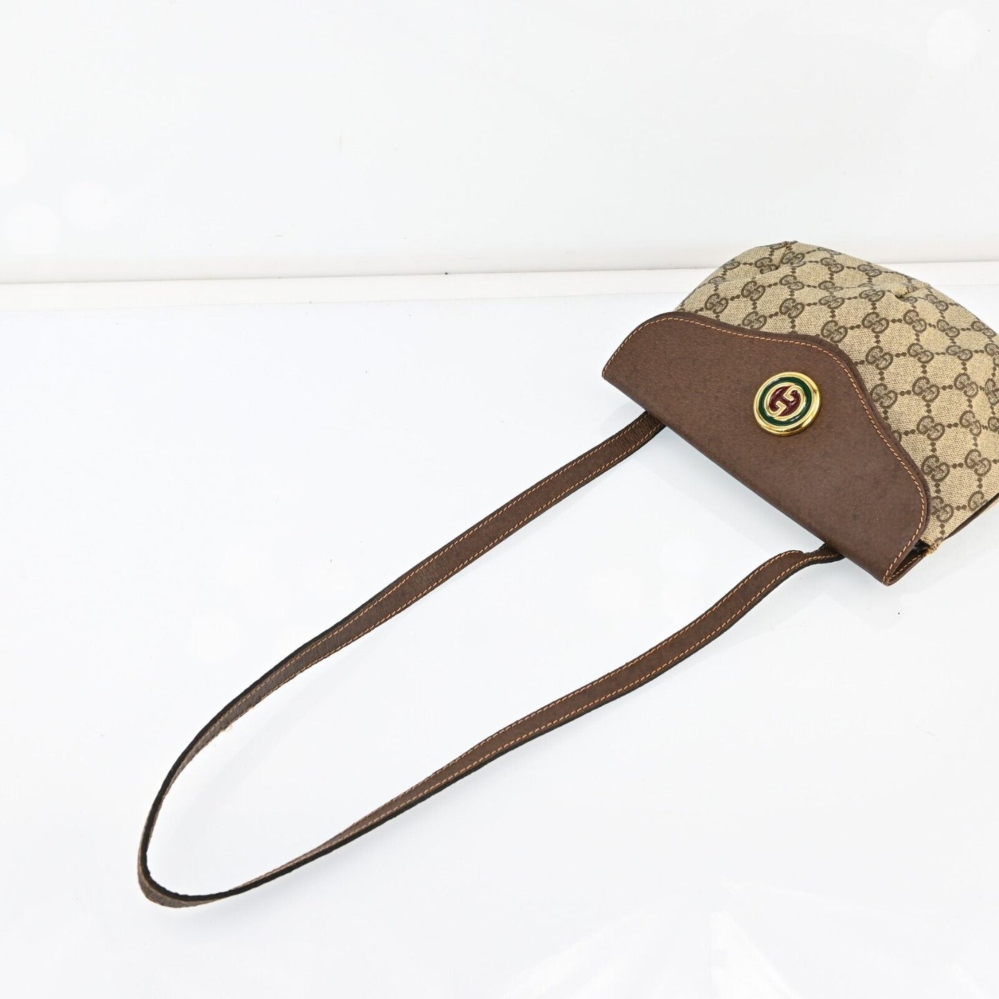 Gucci Gg Pattern Shoulder Bag Pvc