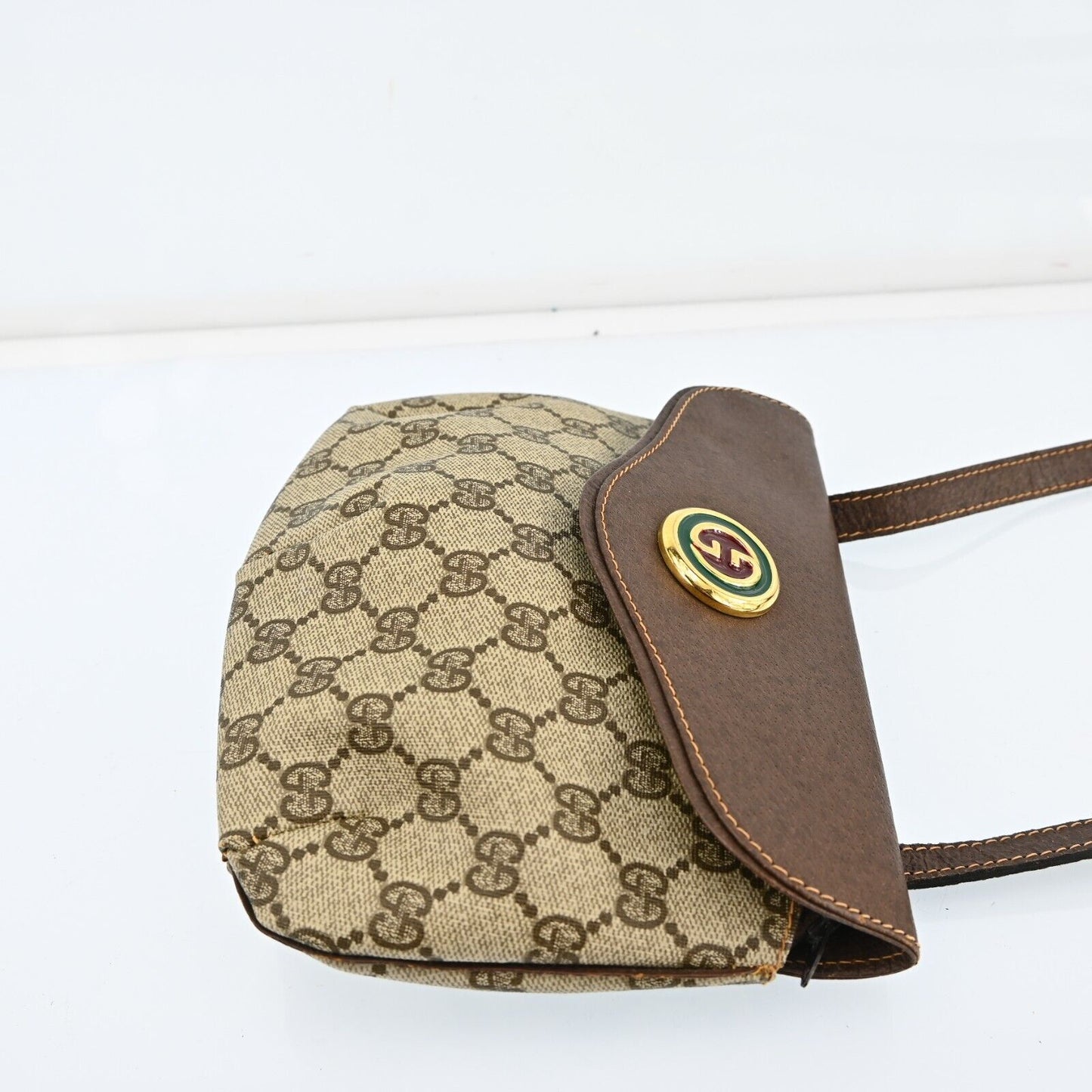 Gucci Gg Pattern Shoulder Bag Pvc