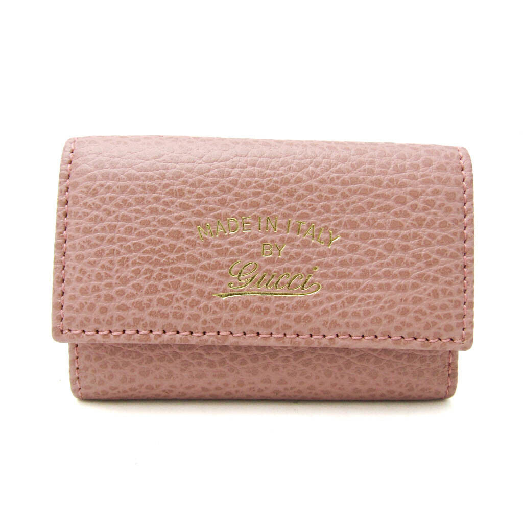 Gucci Women's Leather Key Case Pink