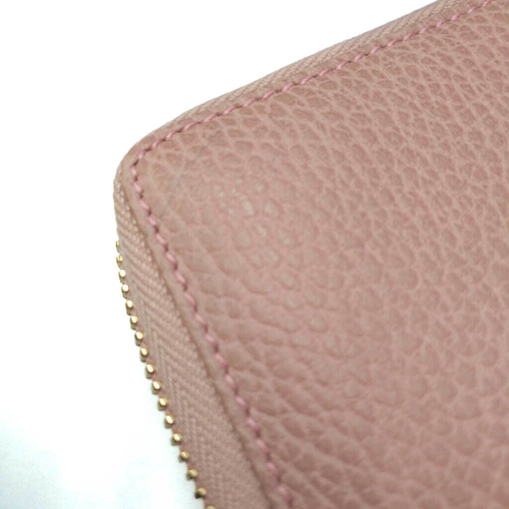 Gucci Women's Leather Card Wallet Pink