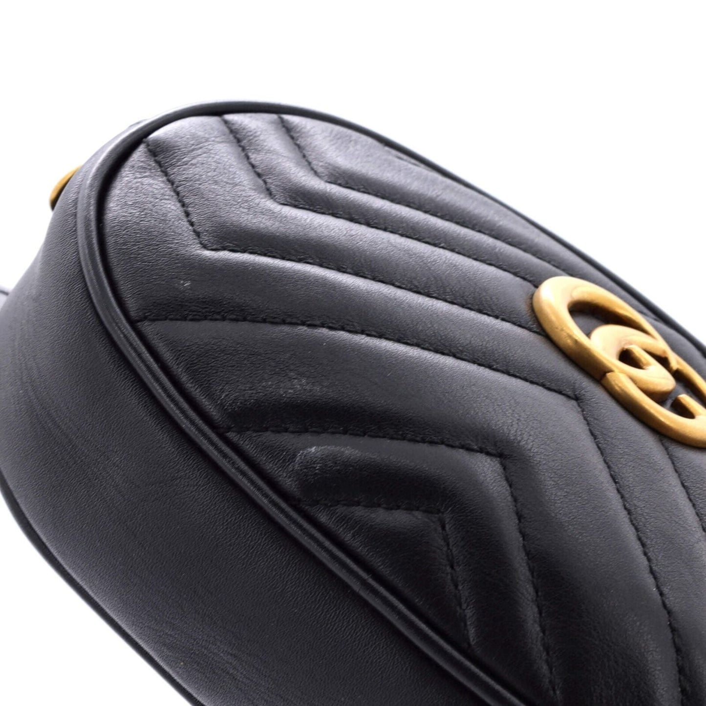 Gucci Gg Marmont Belt Bag Matelasse