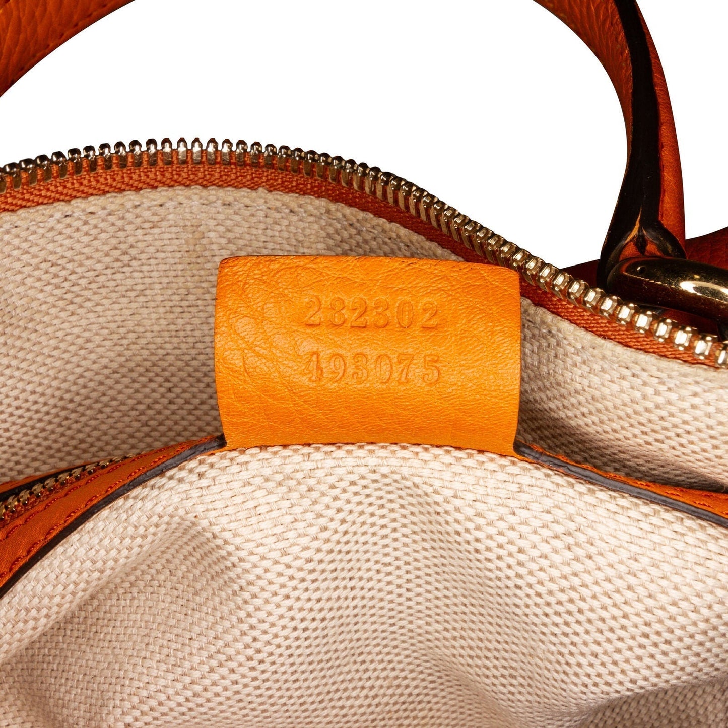 Gucci Soho Boston Orange Calf