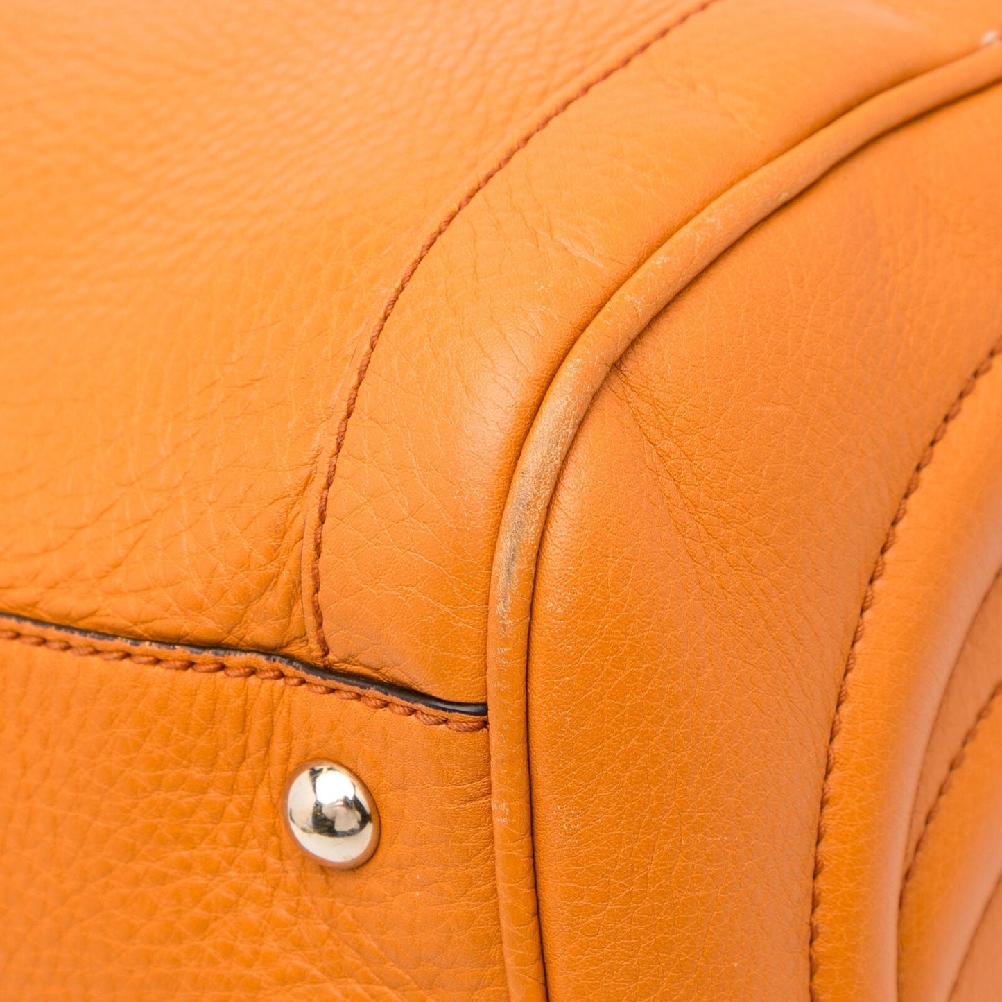 Gucci Soho Boston Orange Calf