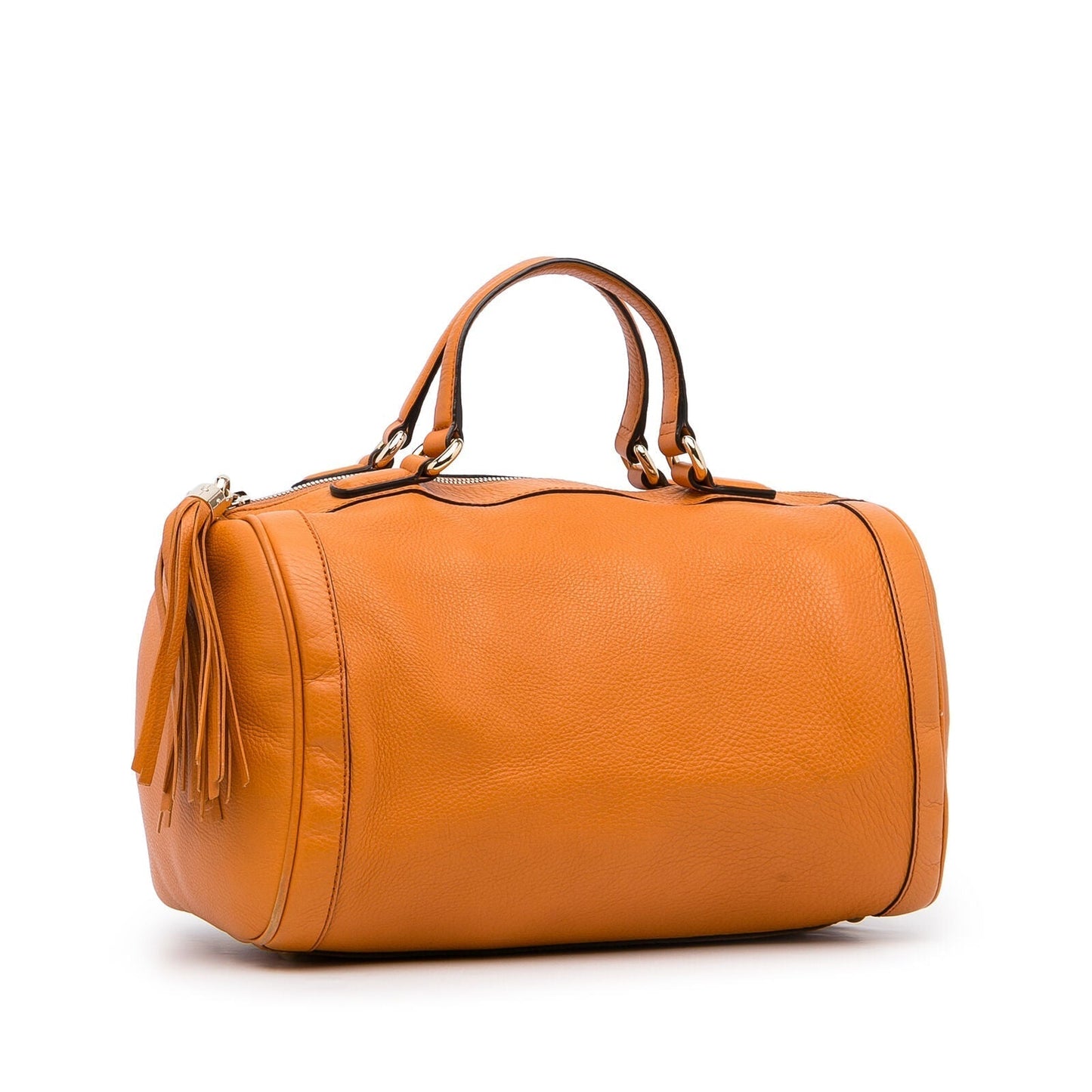 Gucci Soho Boston Orange Calf