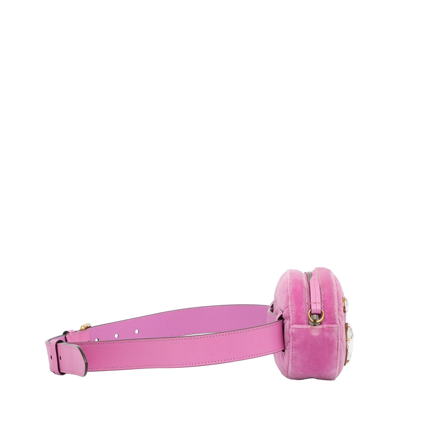 Gucci Gg Marmont Pink Velvet Fabric