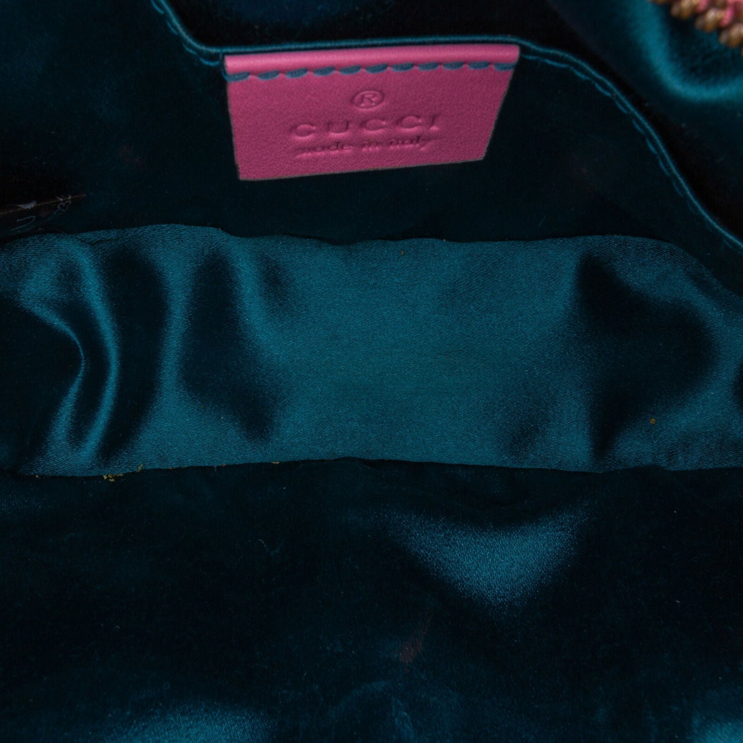 Gucci Gg Marmont Pink Velvet Fabric