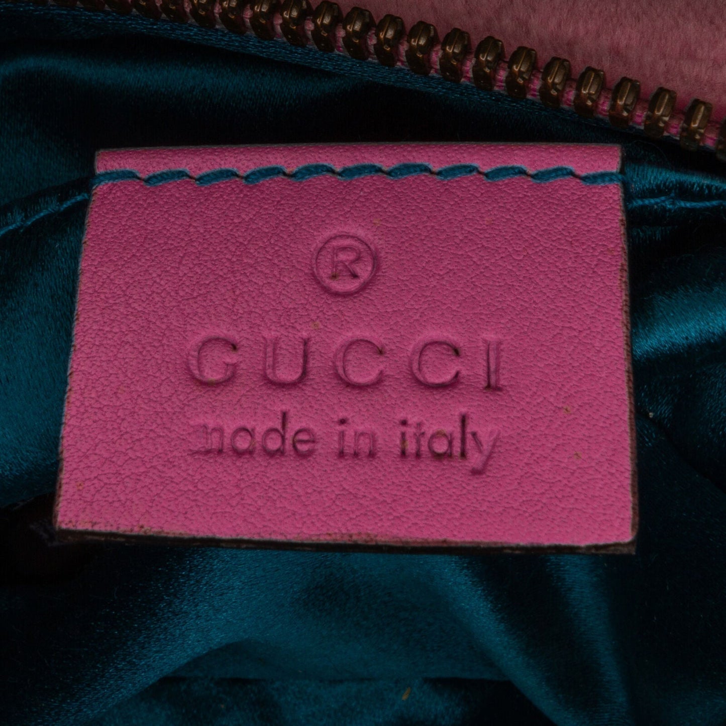 Gucci Gg Marmont Pink Velvet Fabric