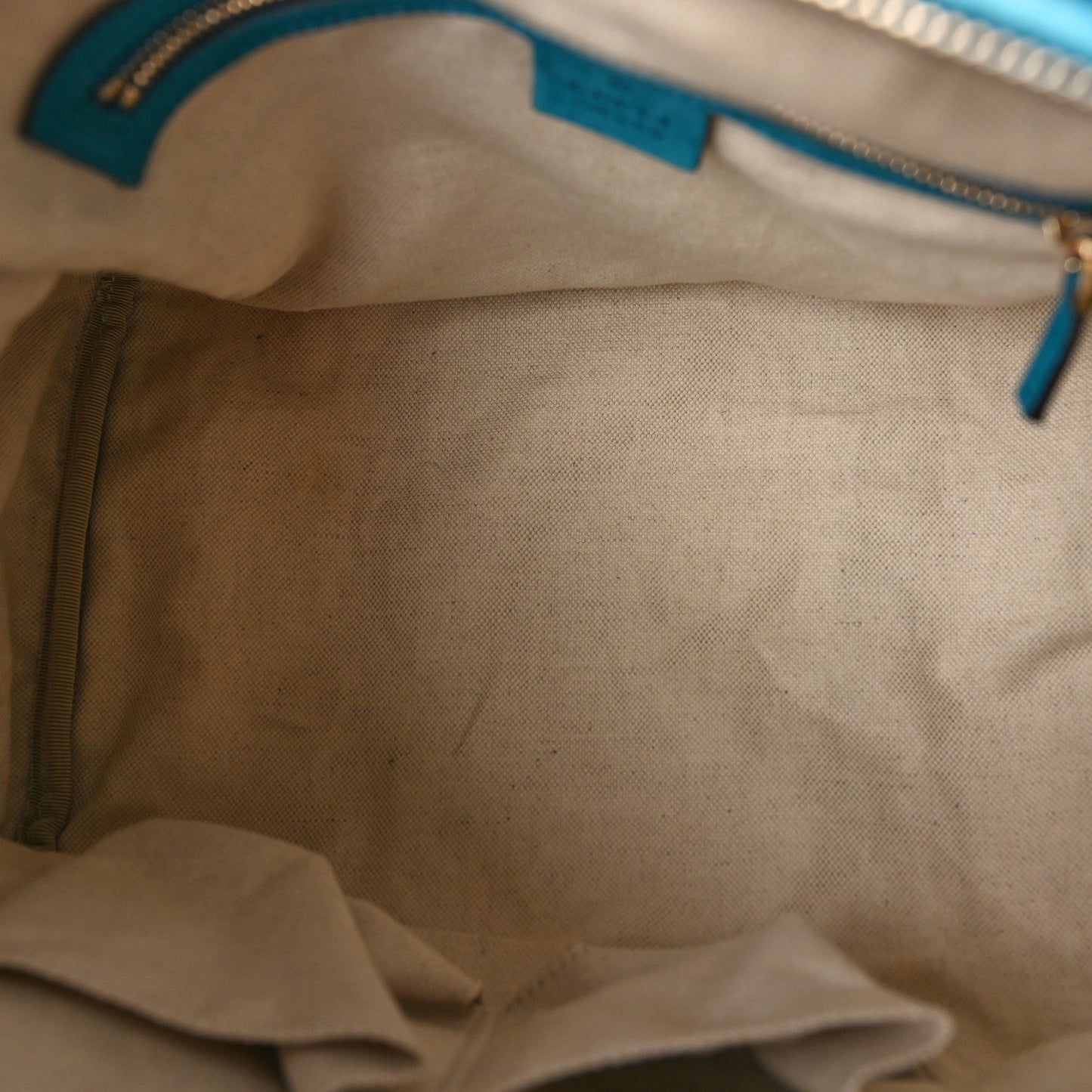 Gucci Vintage Web Medium Boston Teal