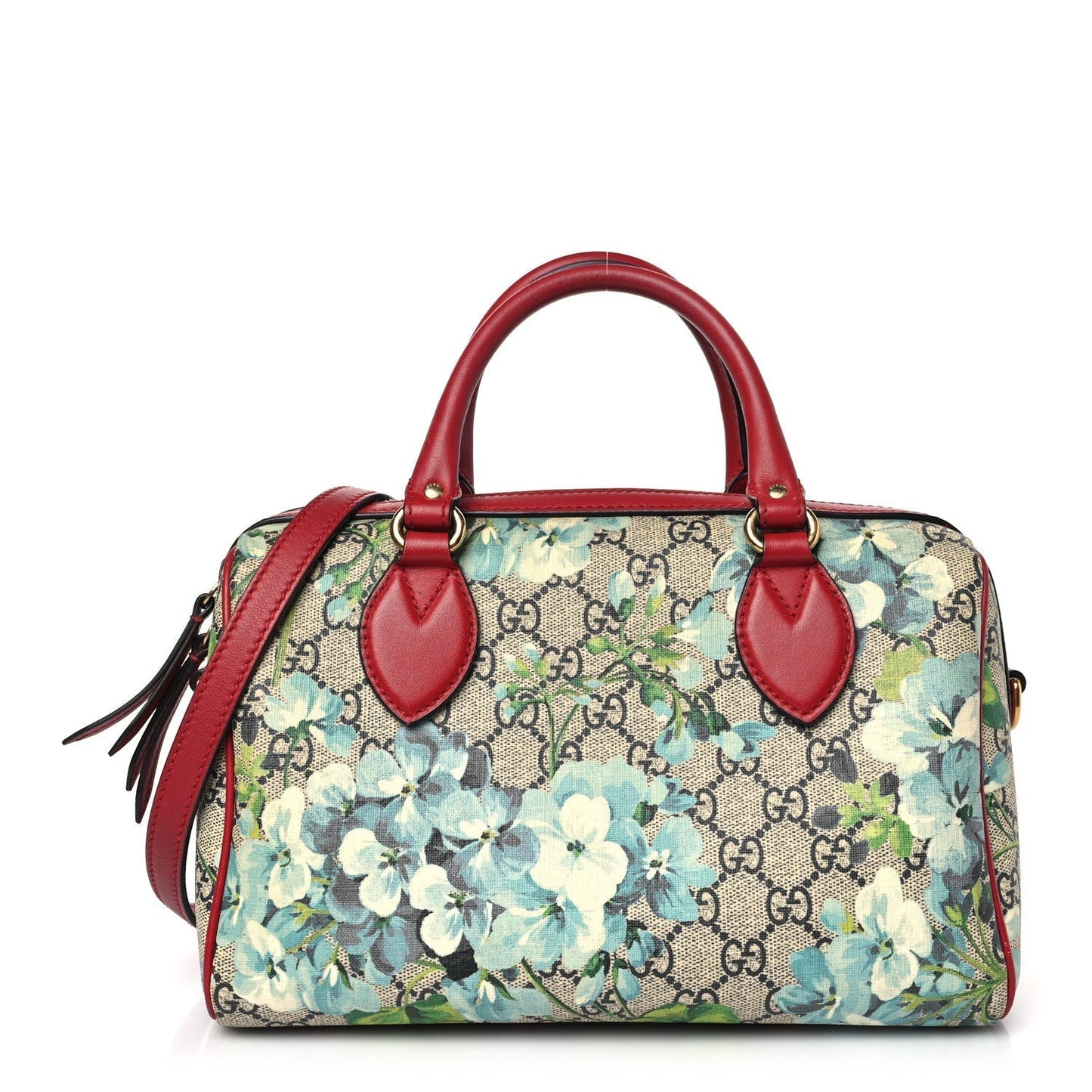 Gucci Gg Supreme Blooms Small Boston