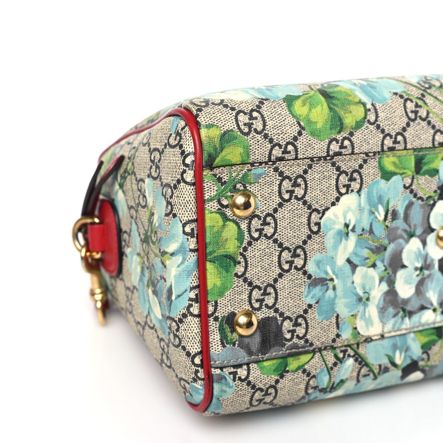 Gucci Gg Supreme Blooms Small Boston