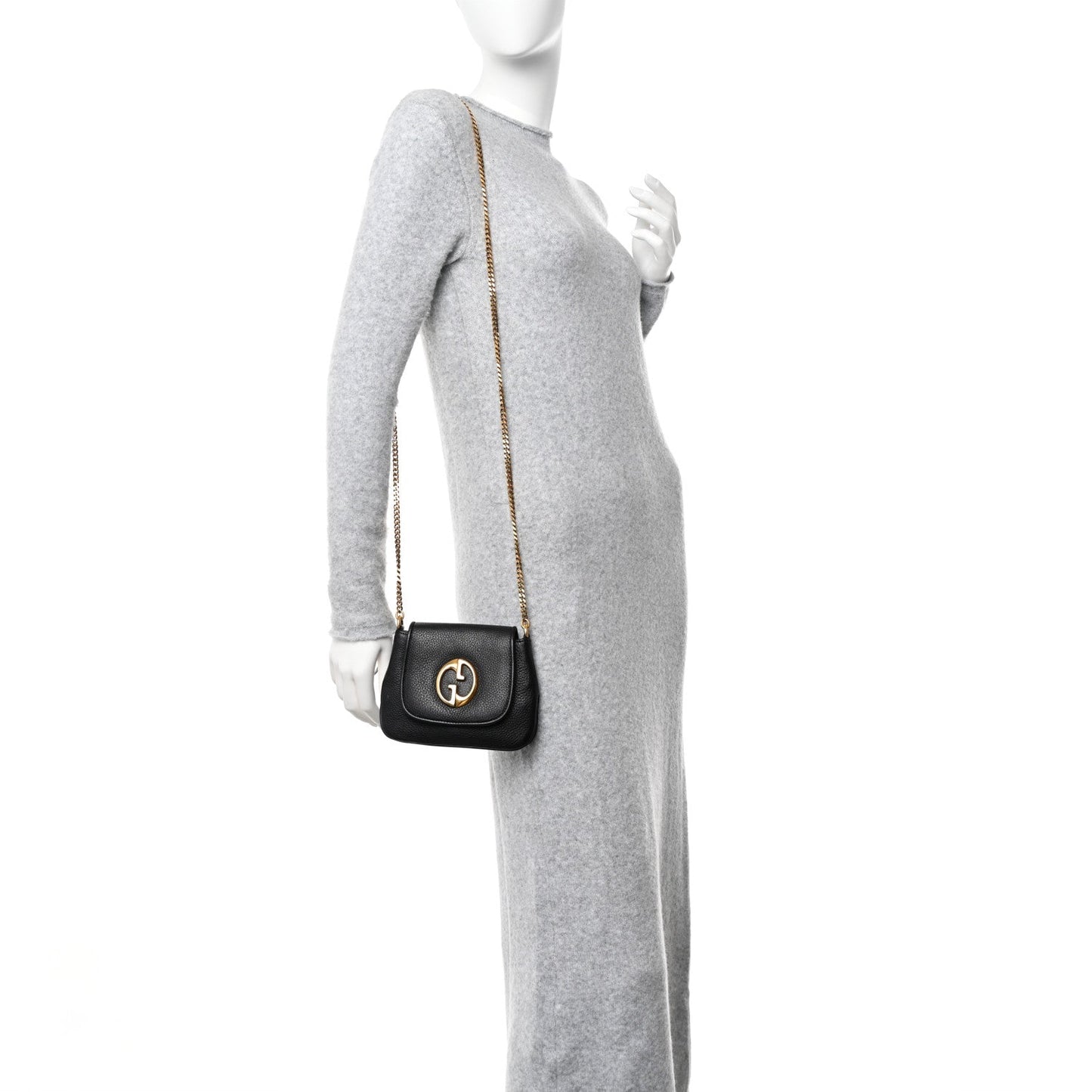 Gucci Pebbled Calfskin Small Chain