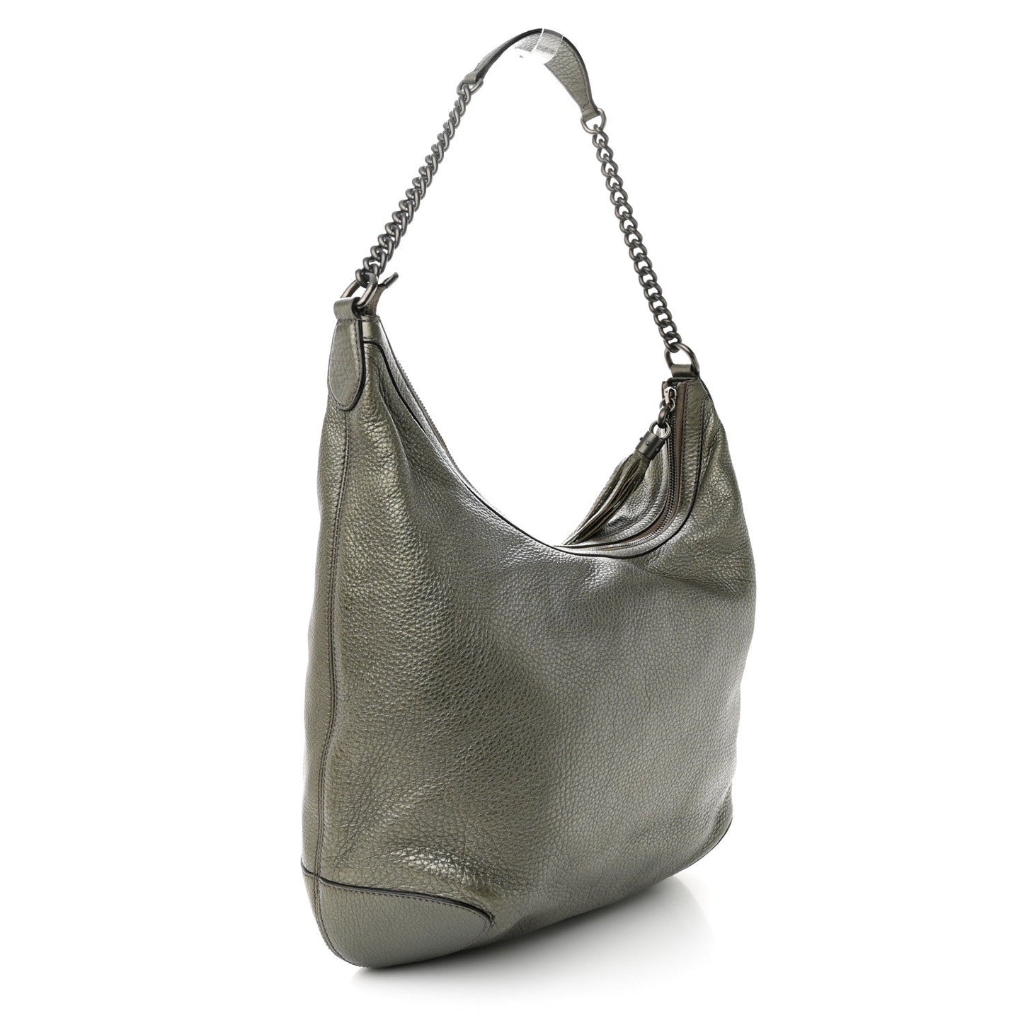 Gucci Metallic Pebbled Calfskin Medium