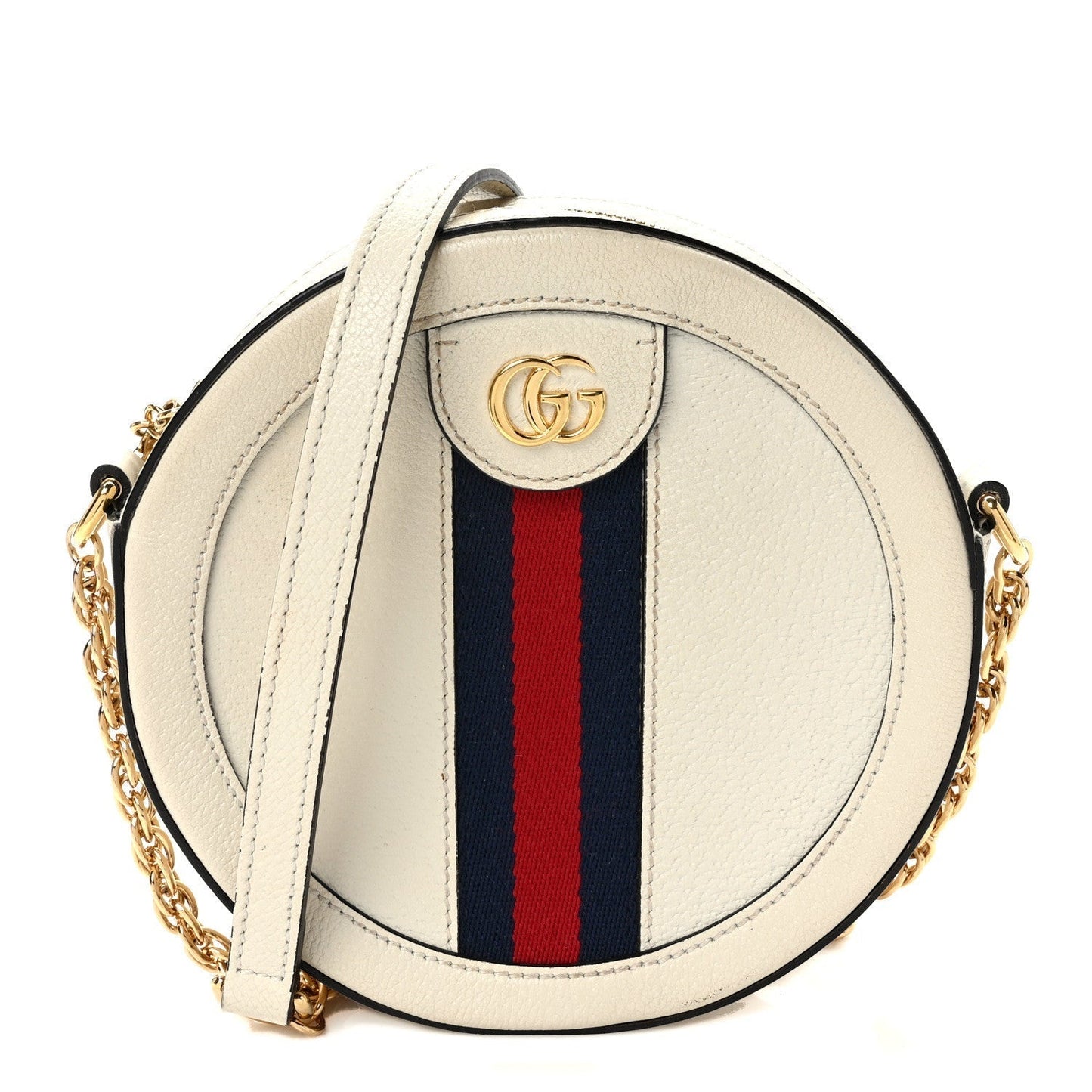 Gucci Textured Calfskin Web Mini Ophidia