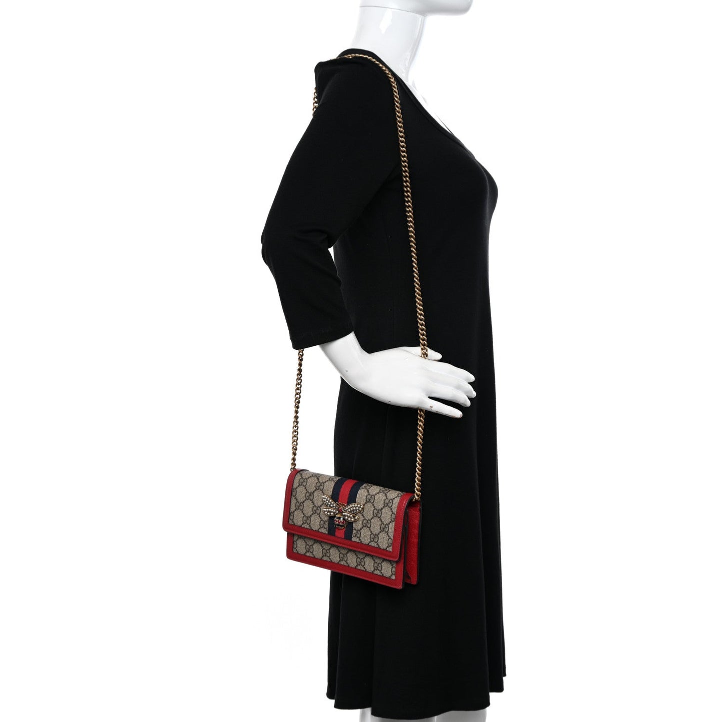 Gucci Gg Supreme Web Queen Margaret