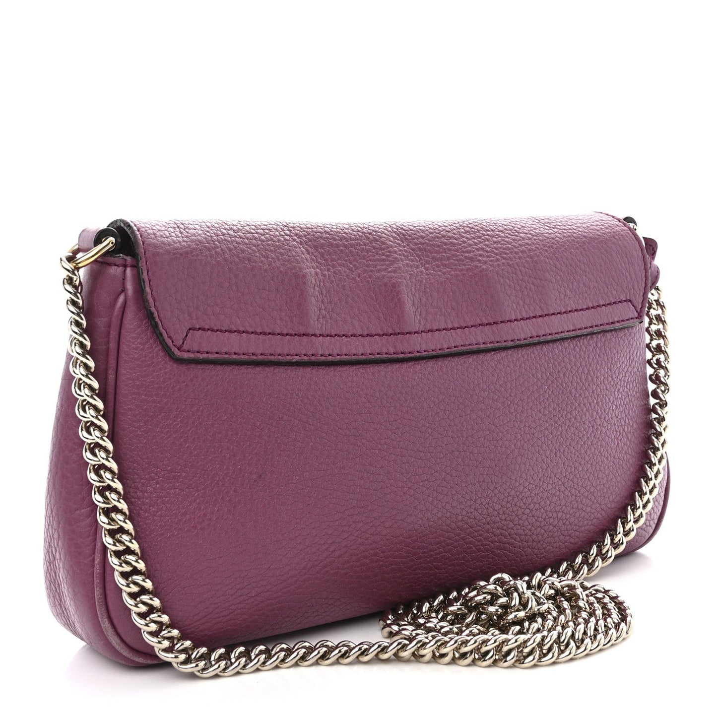 Gucci Pebbled Calfskin Medium Soho Flap