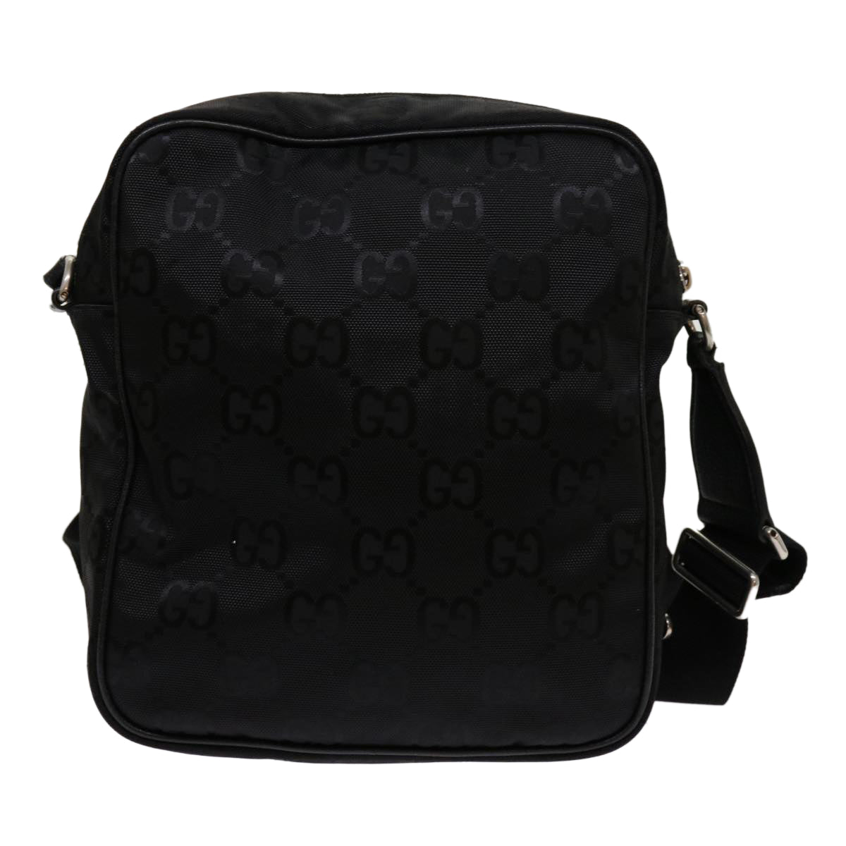 Gucci Gg Canvas Shoulder Bag Black