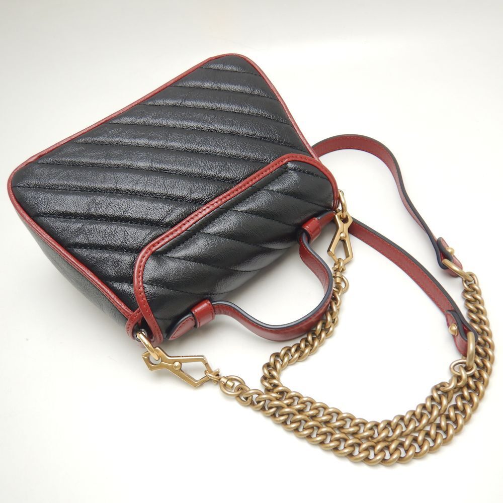 Gucci Handbag Gg Marmont Mini Top Handle