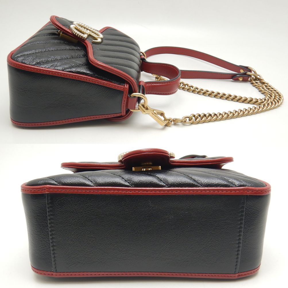 Gucci Handbag Gg Marmont Mini Top Handle