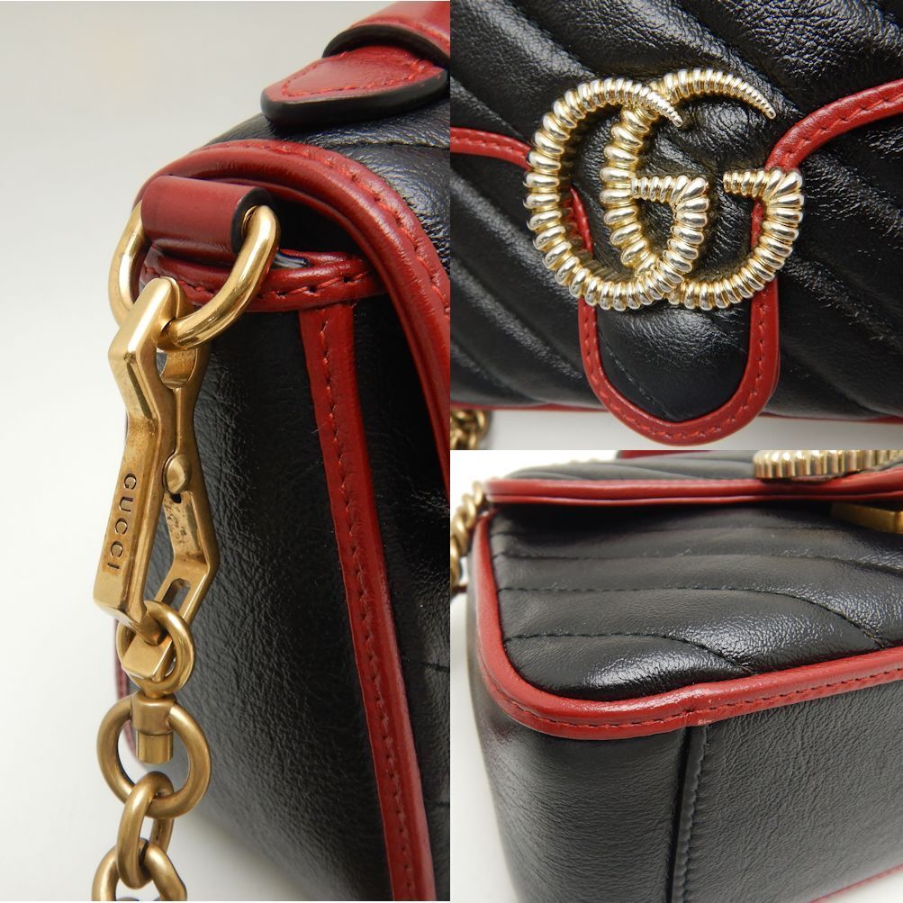 Gucci Handbag Gg Marmont Mini Top Handle