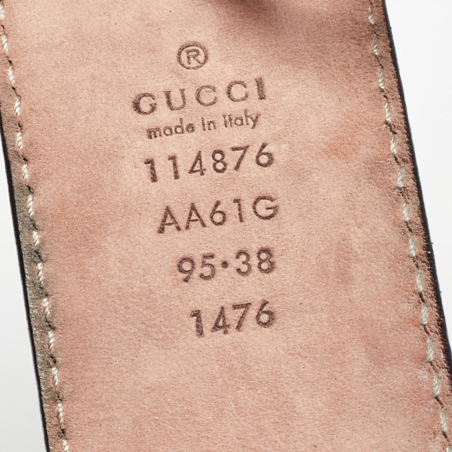 Gucci Black Guccissima Leather
