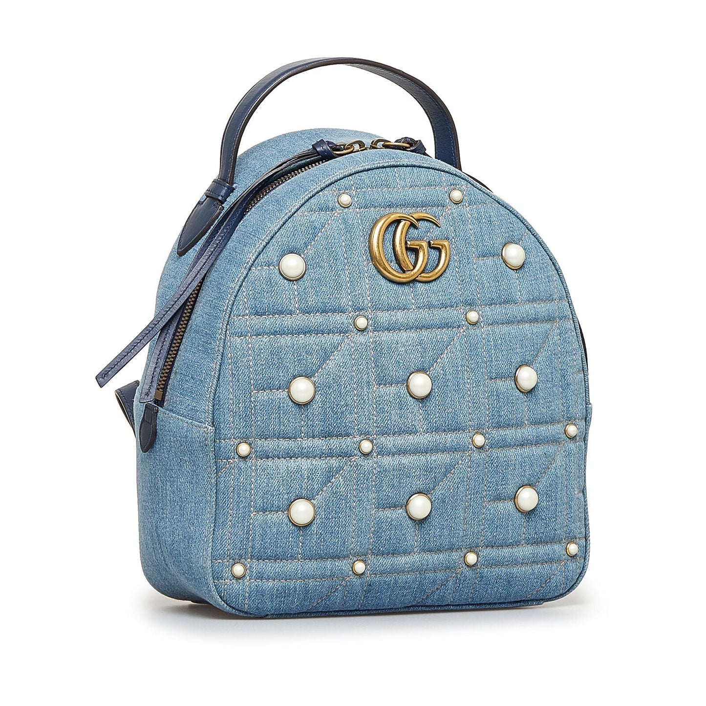 Gucci Small Gg Marmont Pearl Blue