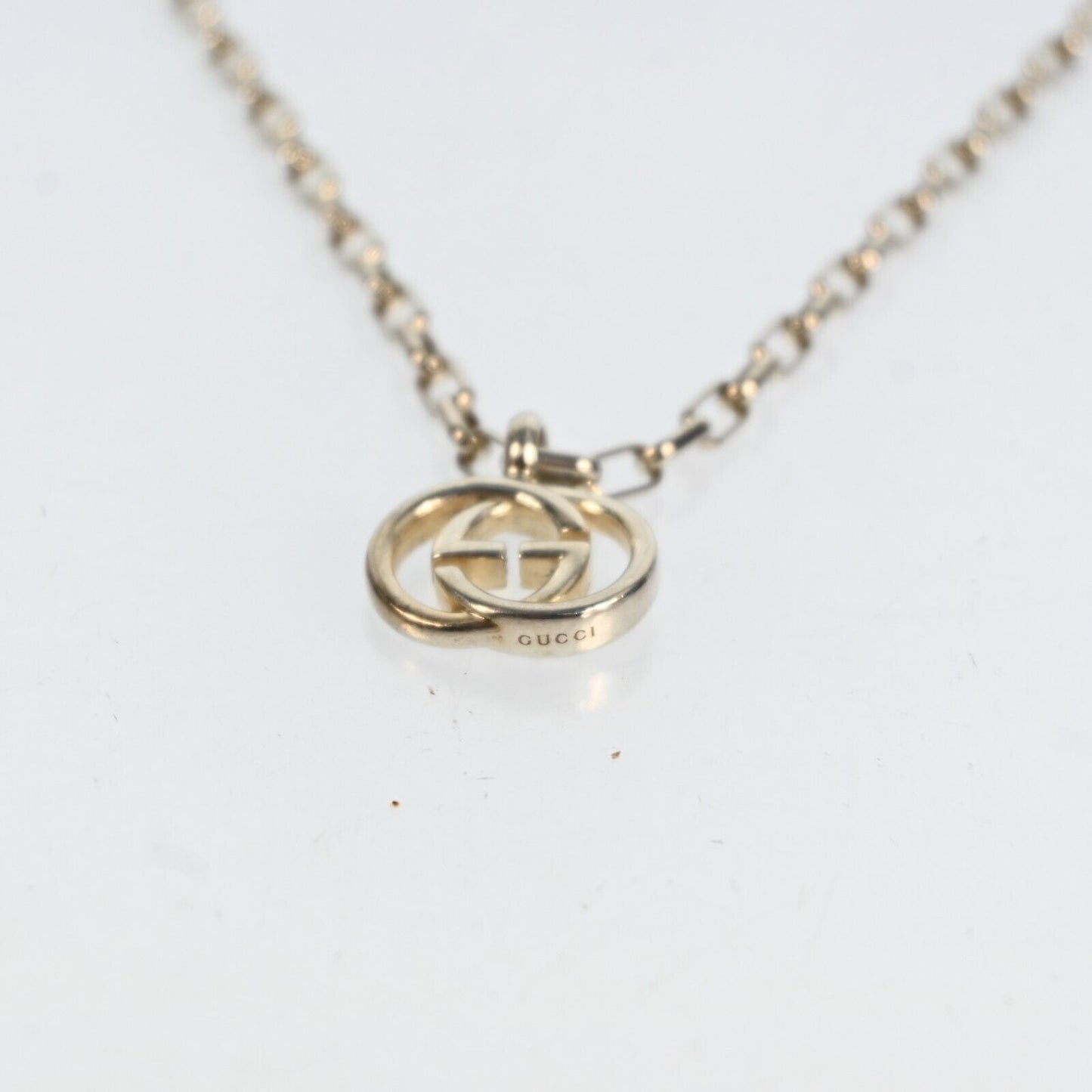 Gucci Interlocking Gg Logo Pendant