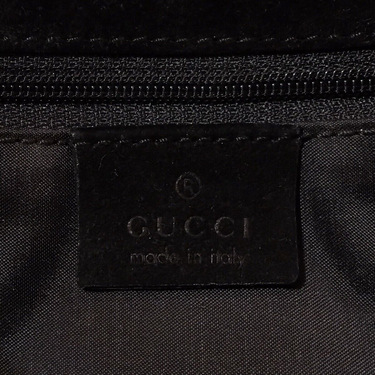 Gucci Bamboo Black Suede - Handbag