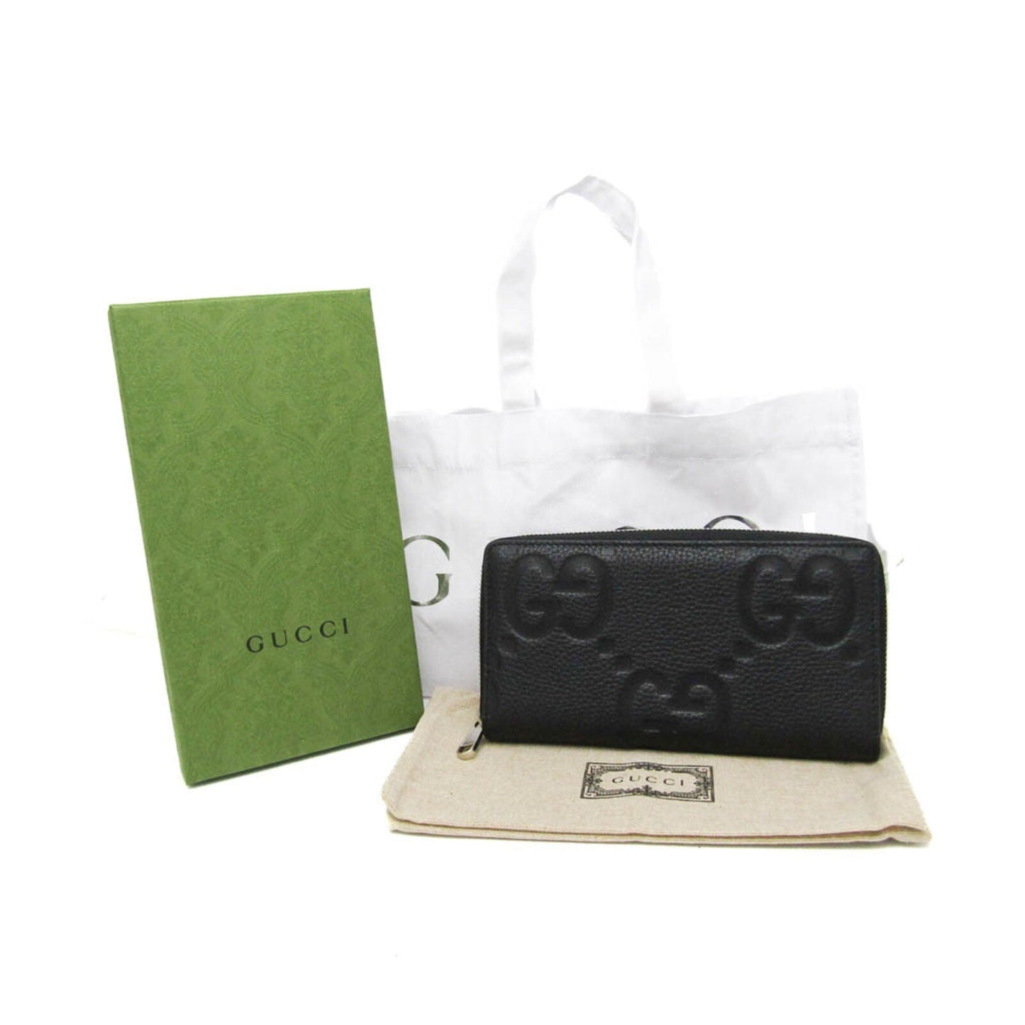 Gucci Jumbo Gg Men Women Leather Long
