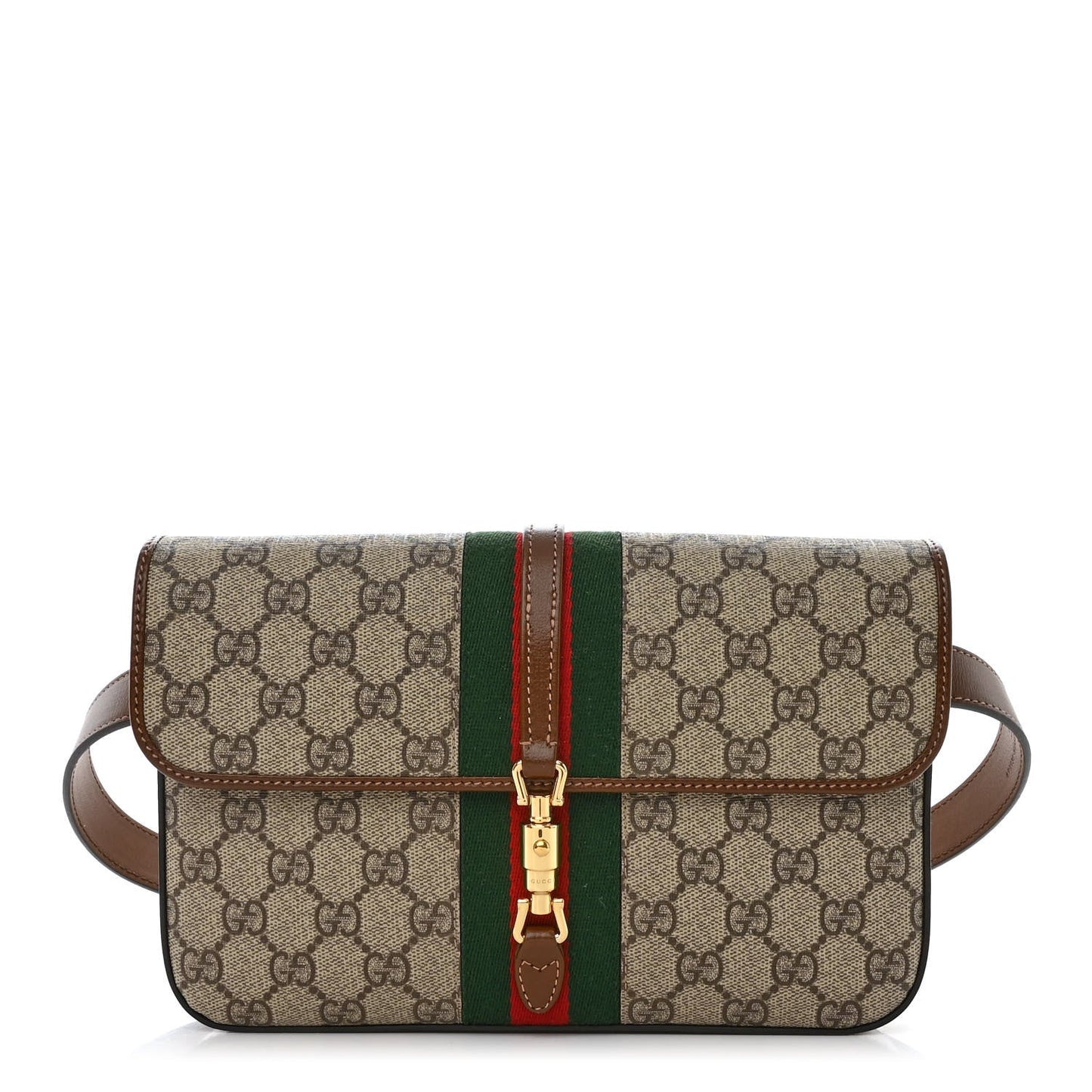 Gucci Gg Supreme Azalea Calfskin Web