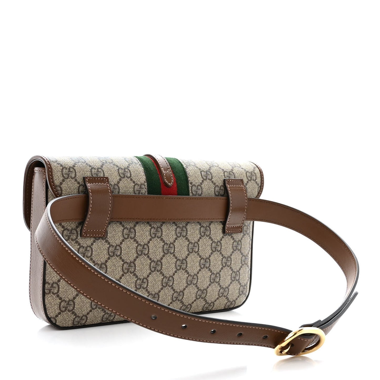 Gucci Gg Supreme Azalea Calfskin Web