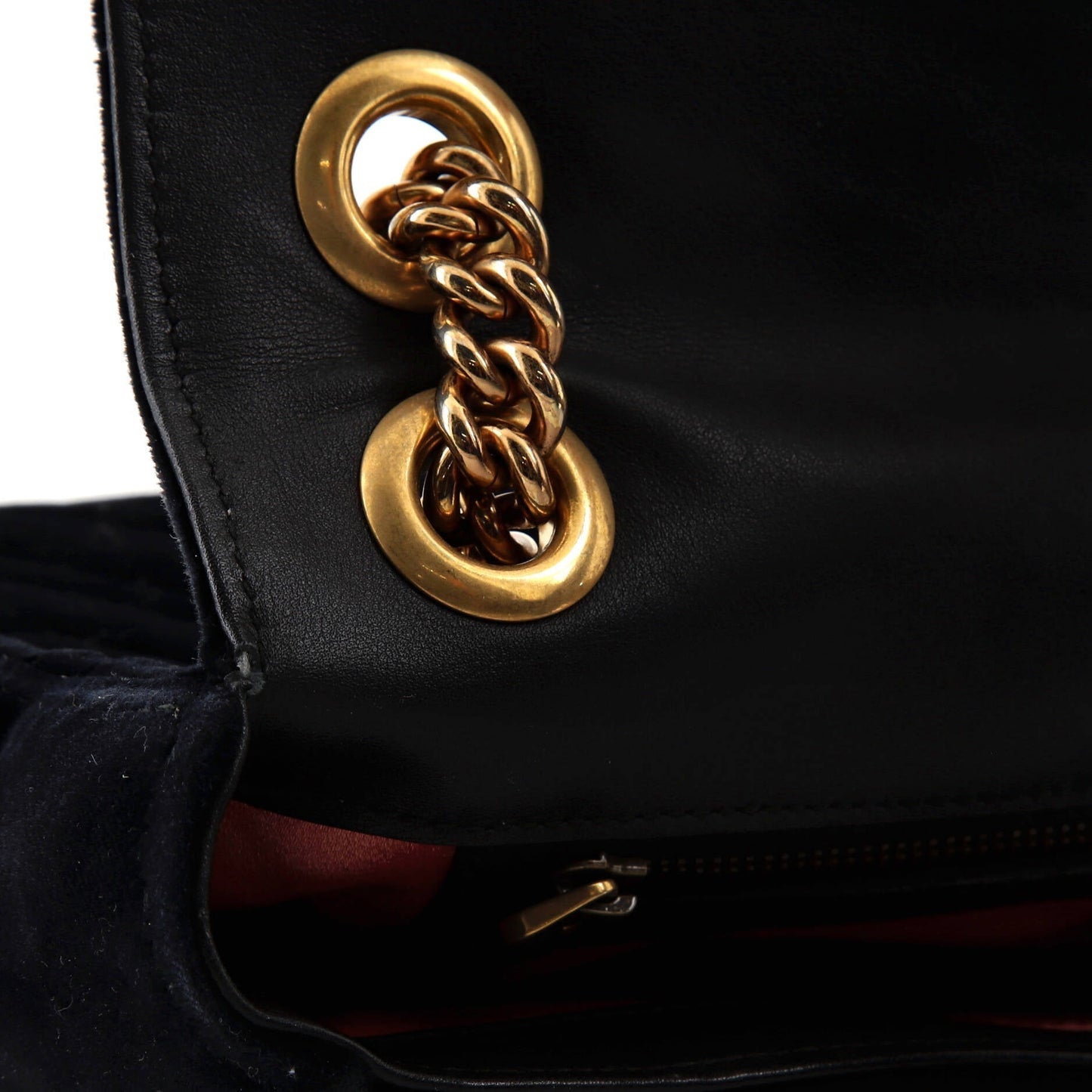 Gucci Gg Marmont Flap Bag Embroidered