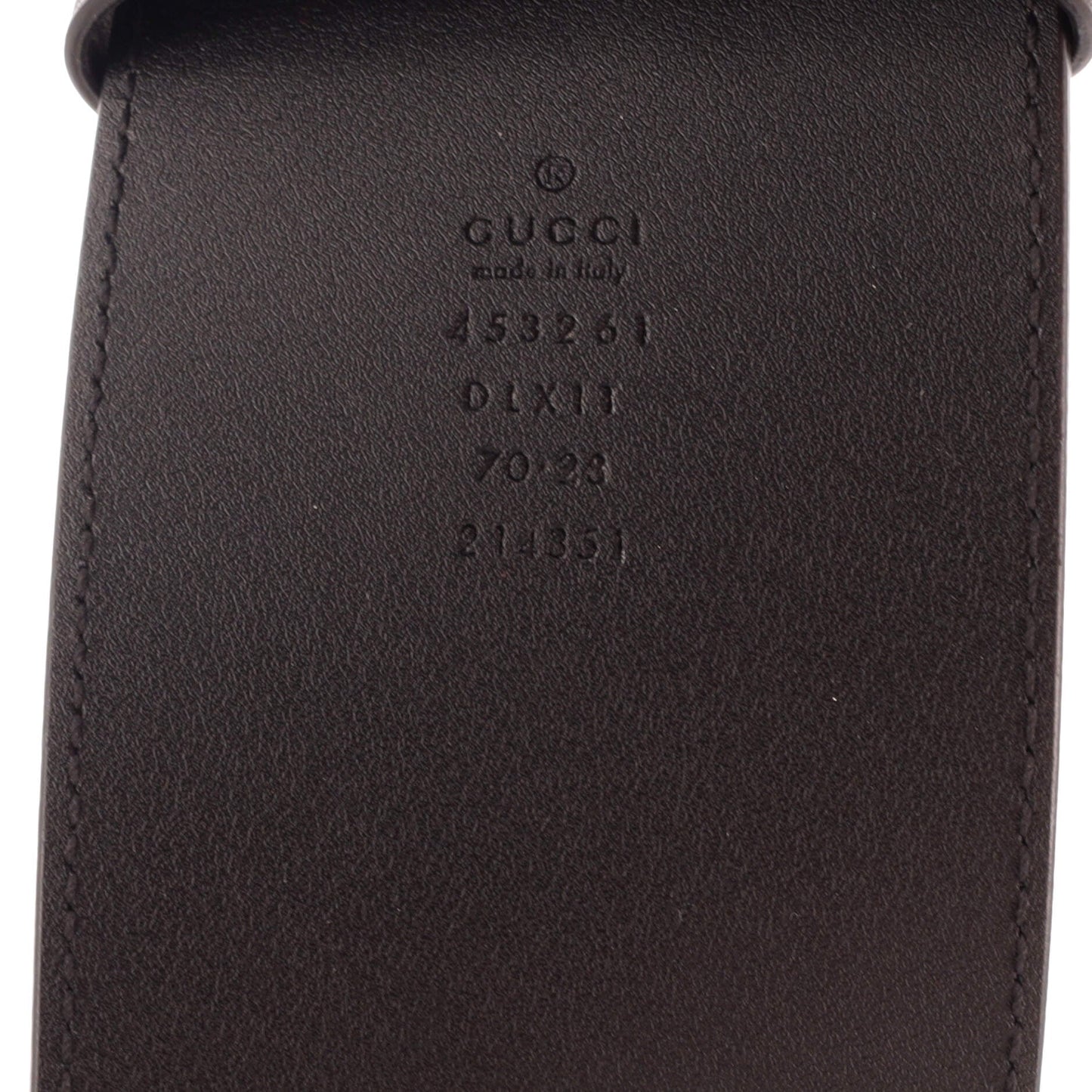 Gucci Pearly Gg Marmont Belt Leather