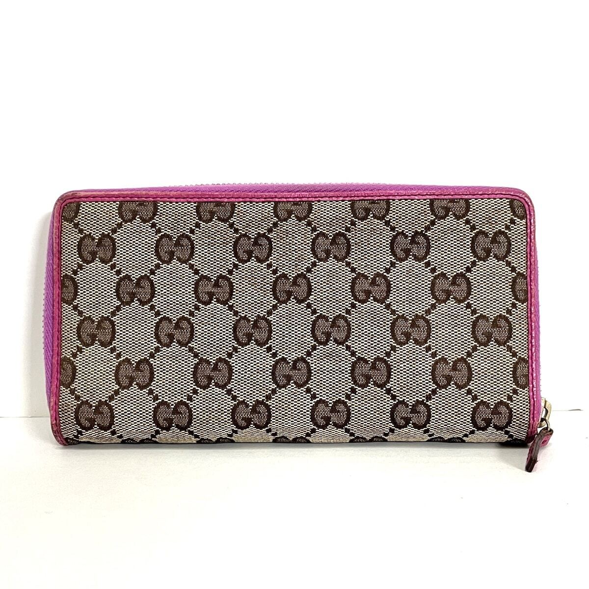 Gucci Gg Dark Brown Pink Beige