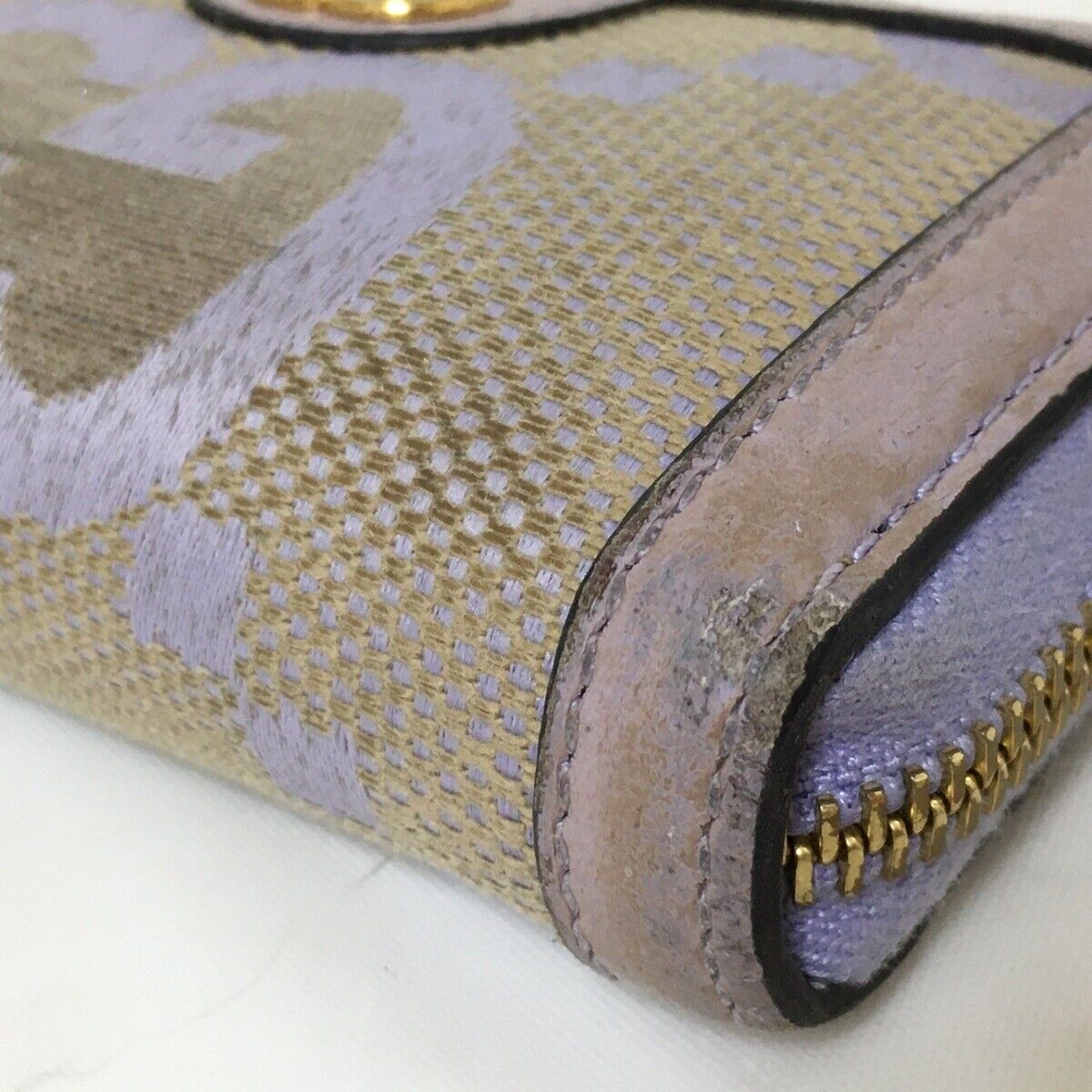 Gucci Ophidia Jumbo Gg Beige Purple
